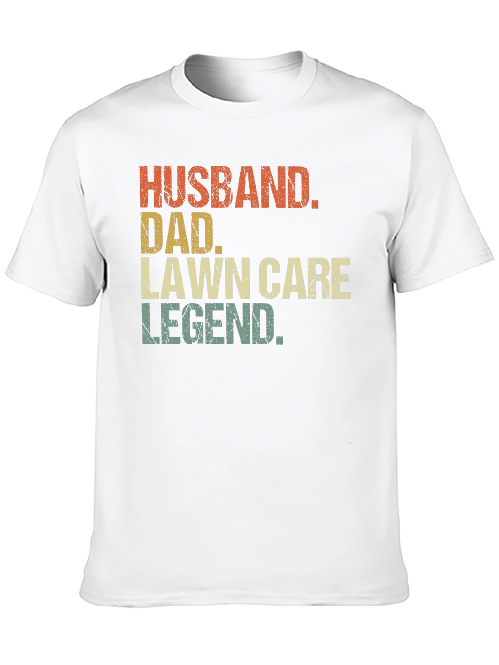 Husband Dad Lawn Care Legend Graphic T-Shirt