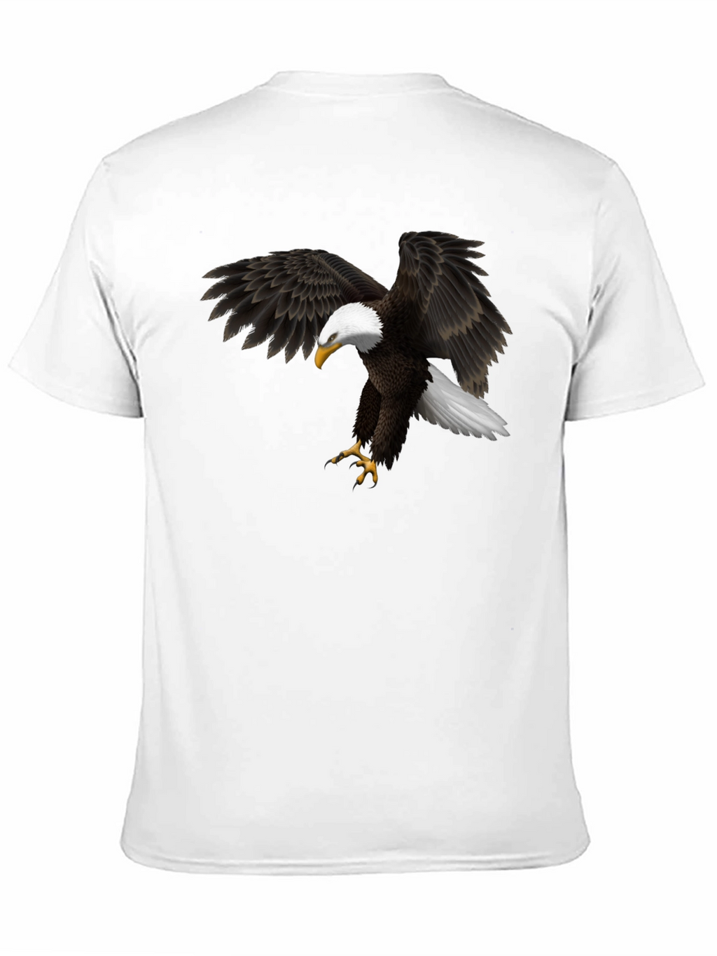 Bald Eagle Graphic Black T-Shirt - Mens Apparel