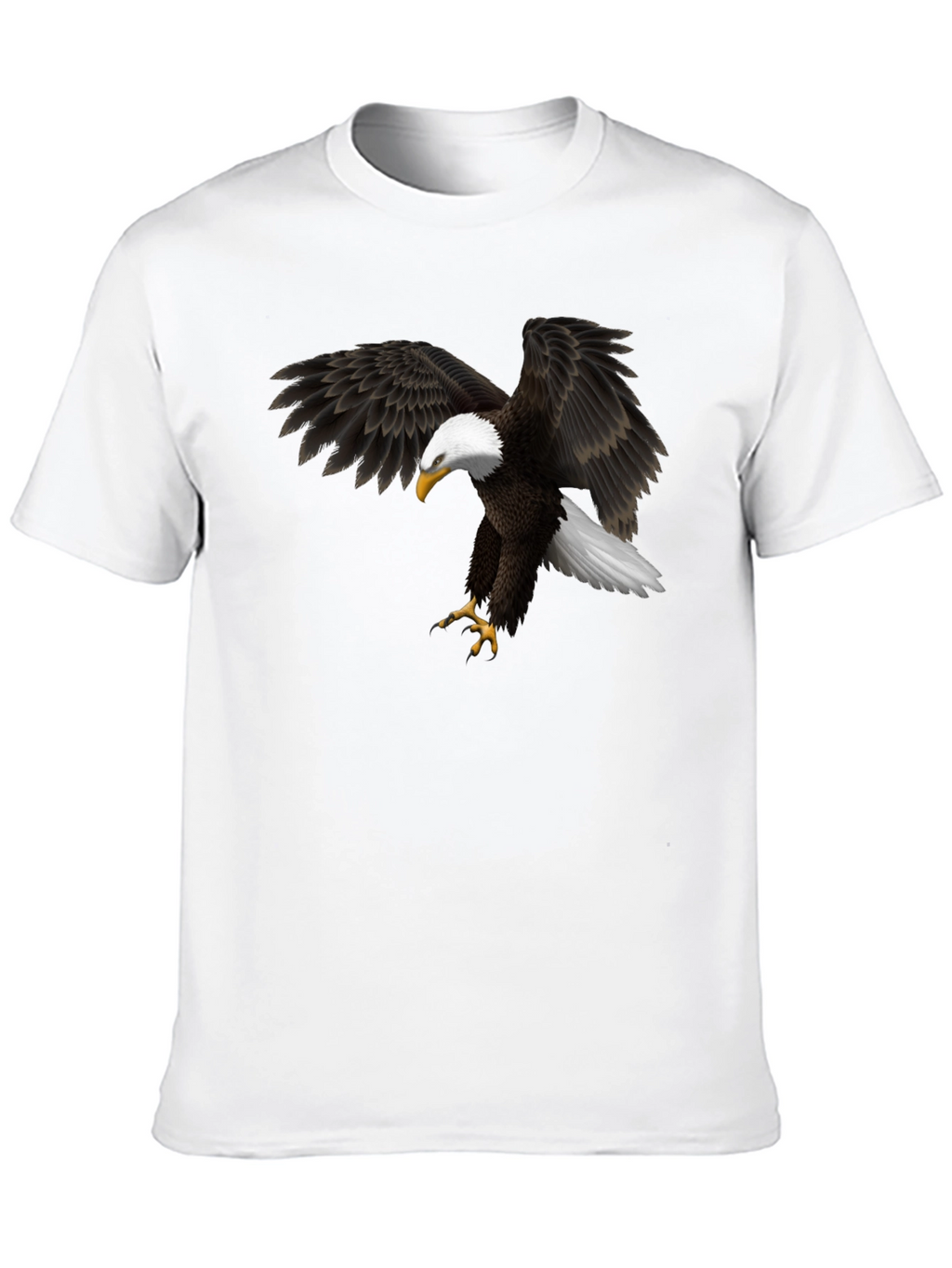 Bald Eagle Graphic Black T-Shirt - Mens Apparel