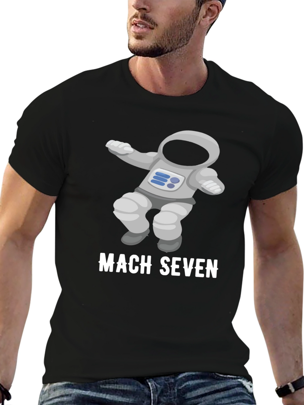 Mach Seven Astronaut Graphic Tee
