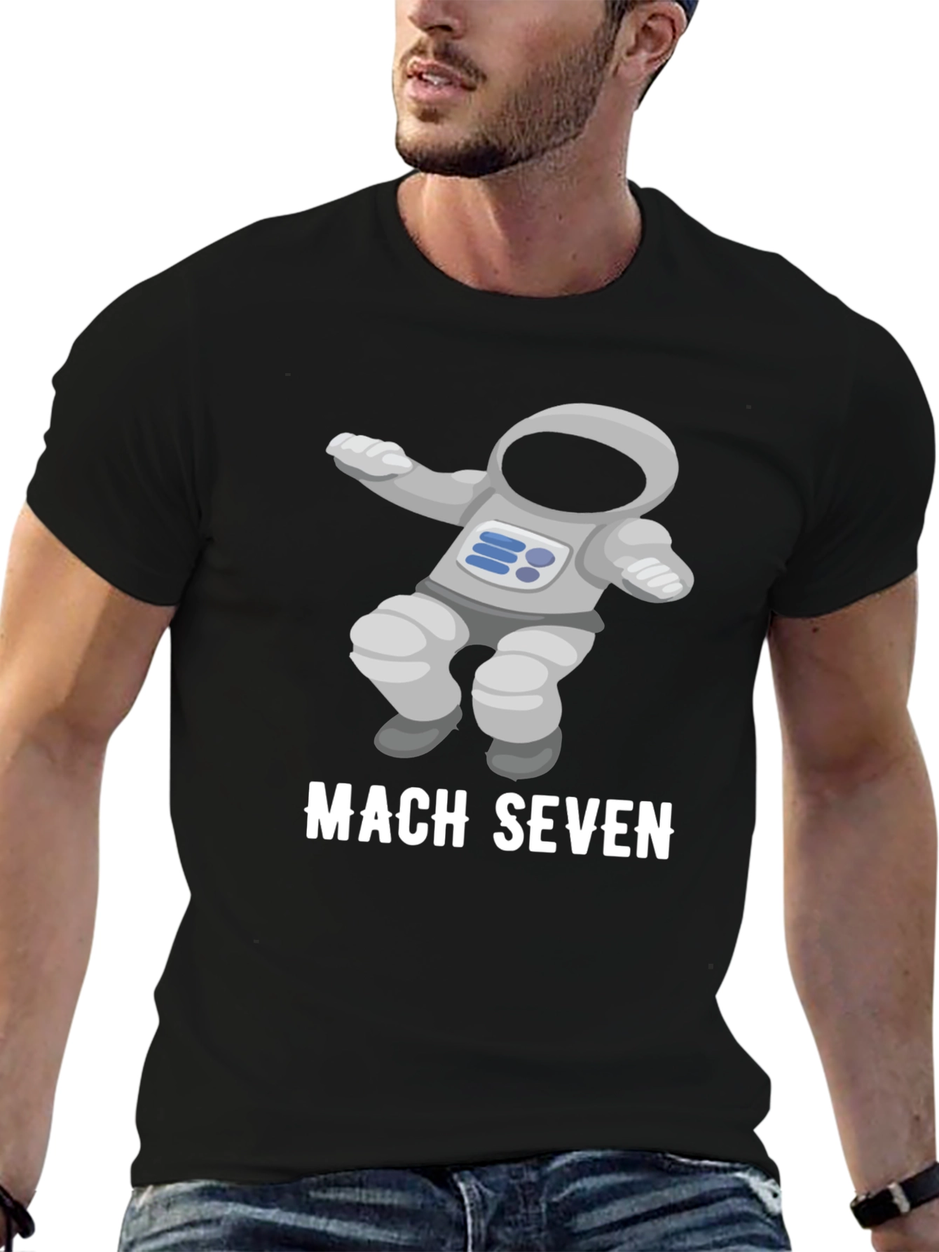 Mach Seven Astronaut Graphic Tee