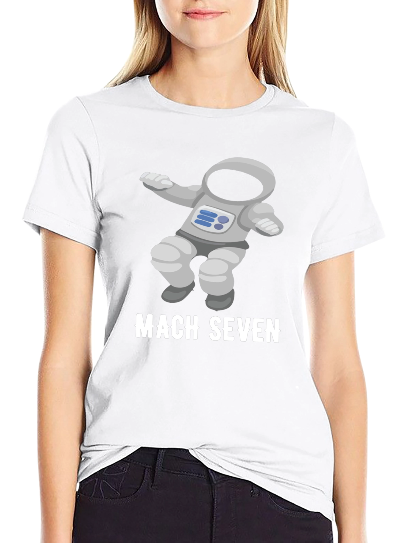 Mach Seven Astronaut Graphic Tee