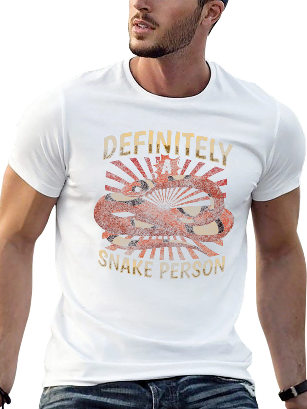 Definitely A Snake Person Graphic Tee