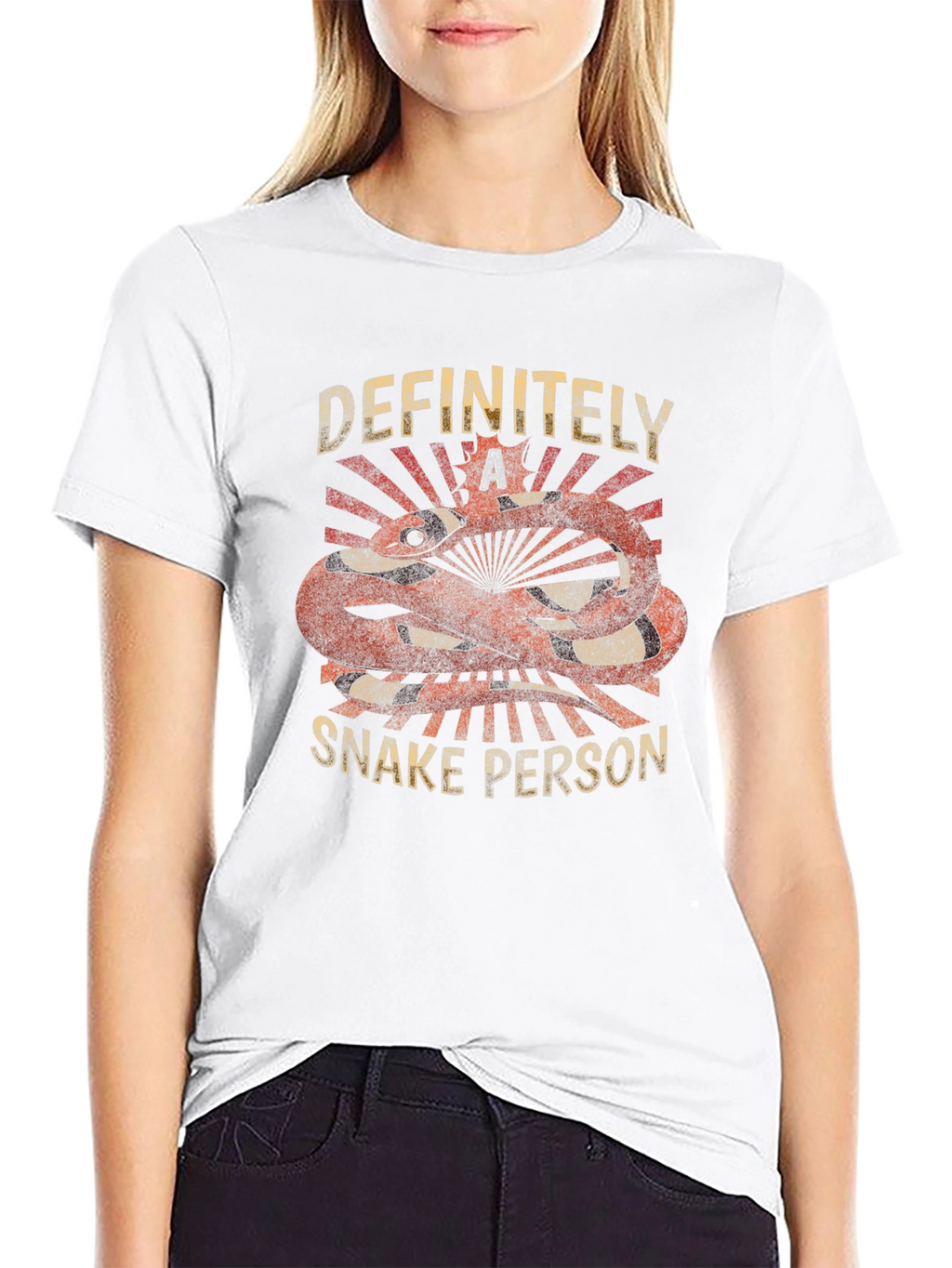 Definitely A Snake Person Graphic Tee