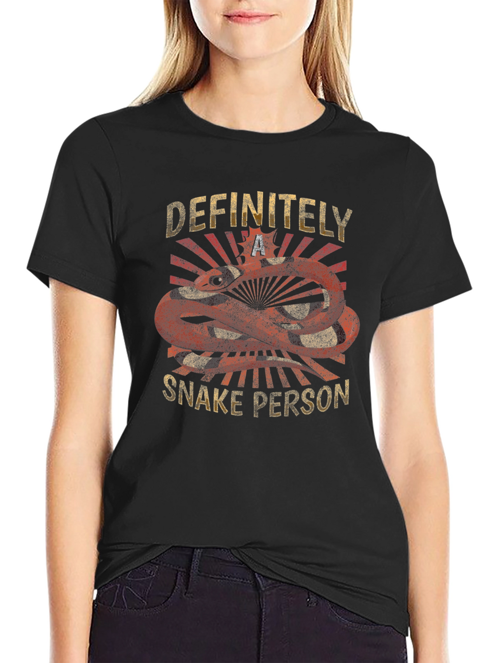 Definitely A Snake Person Graphic Tee