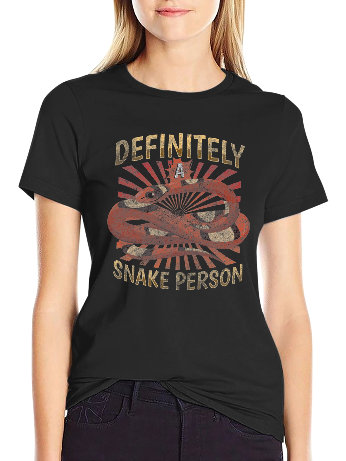 Definitely A Snake Person Graphic Tee