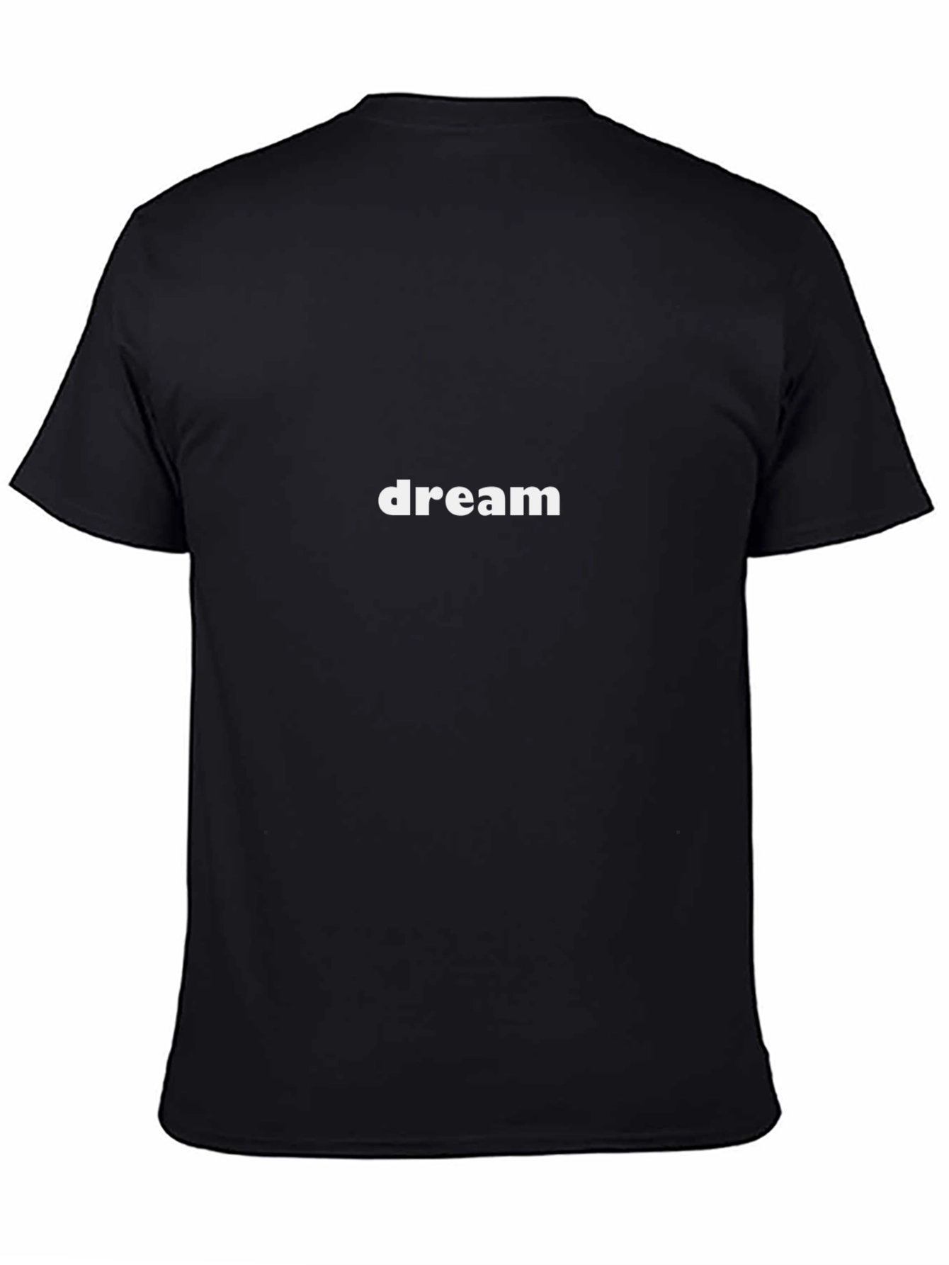 Dream Graphic Tee - Casual Black T-Shirt
