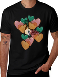 Duck Love Heart Valentines Day T-Shirt