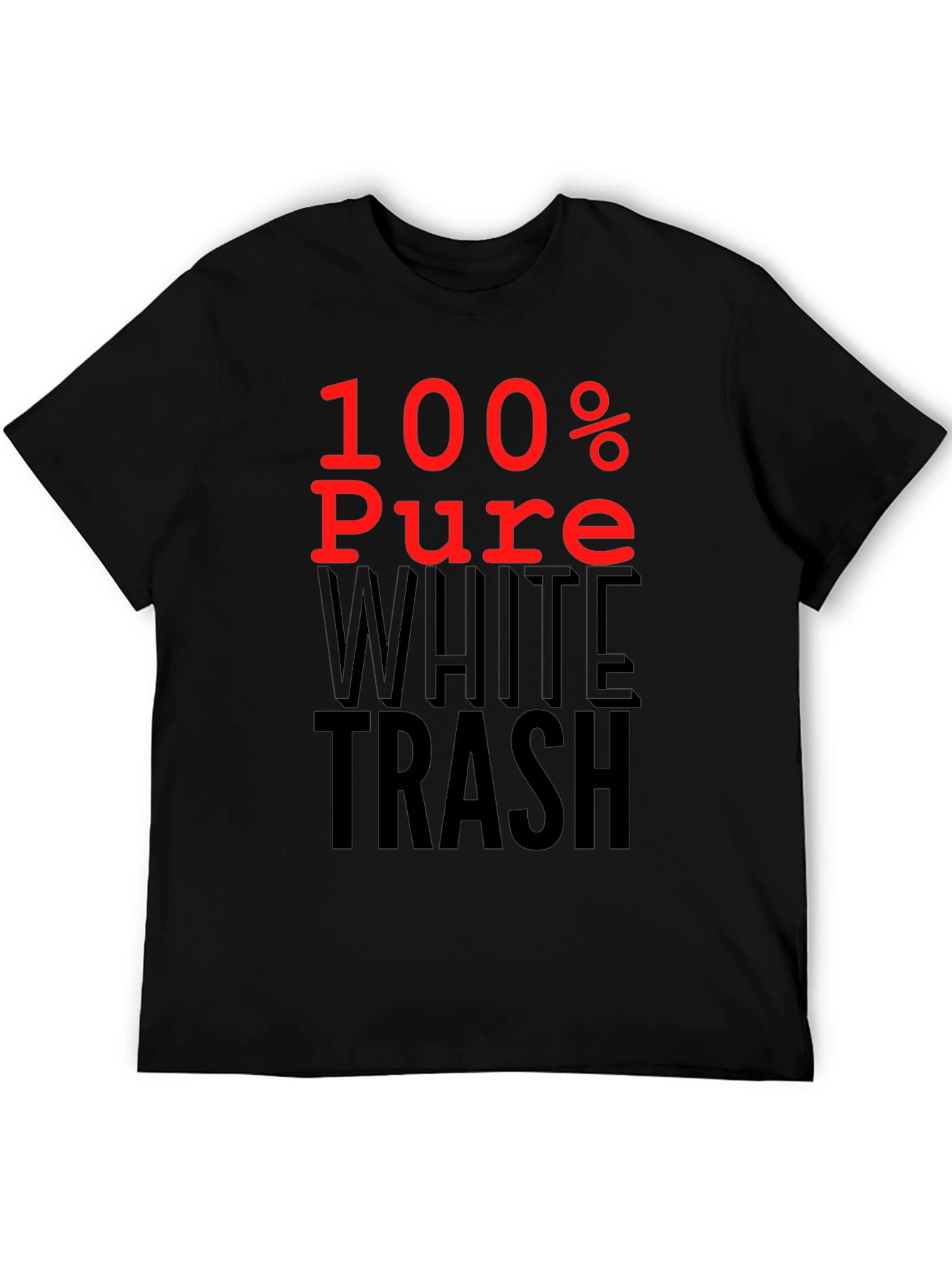 100% Pure White Trash Graphic Tee