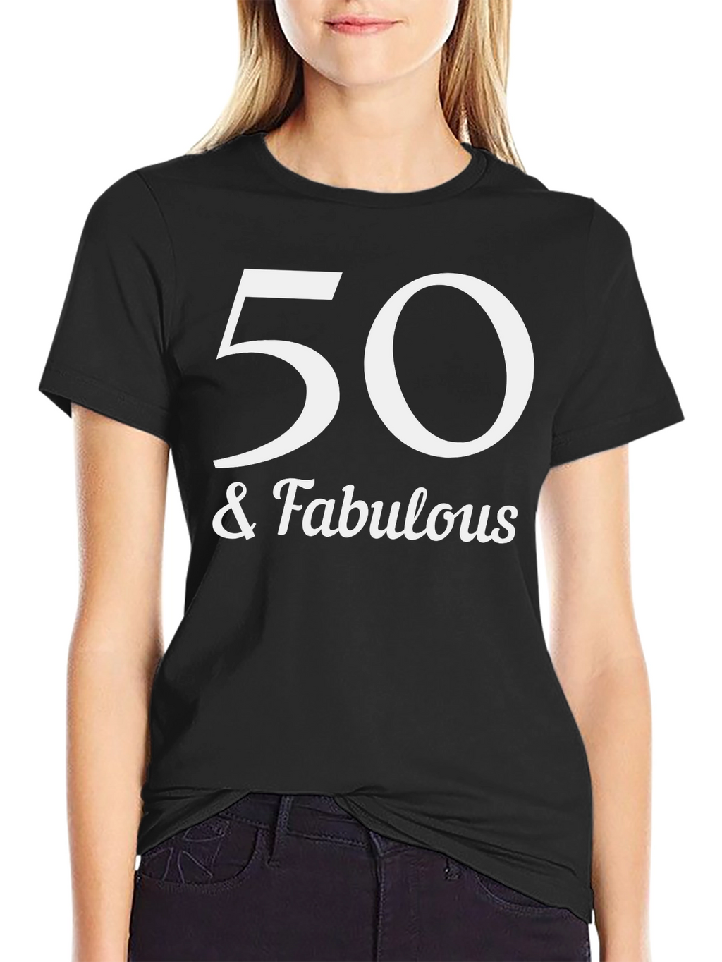 50 & Fabulous Graphic Tee - Birthday Celebration Shirt