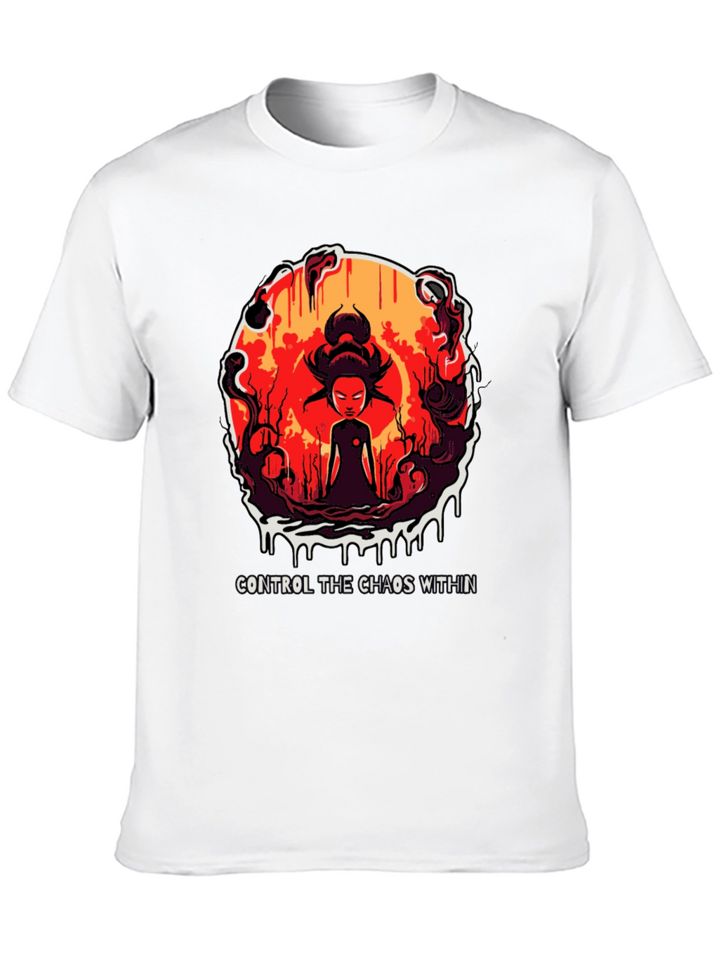 Chaos Within Graphic Tee - Control Your Inner Self