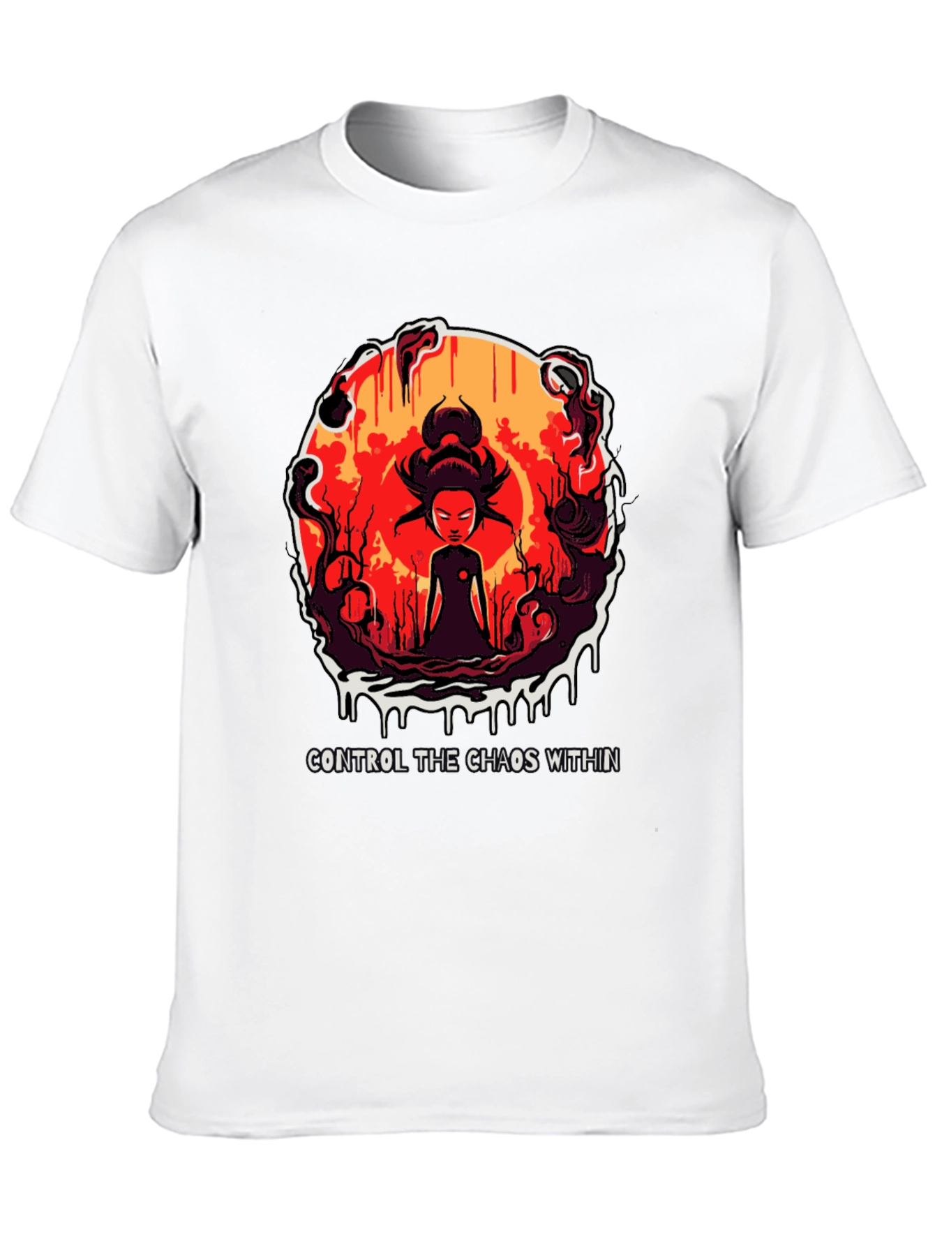 Chaos Within Graphic Tee - Control Your Inner Self