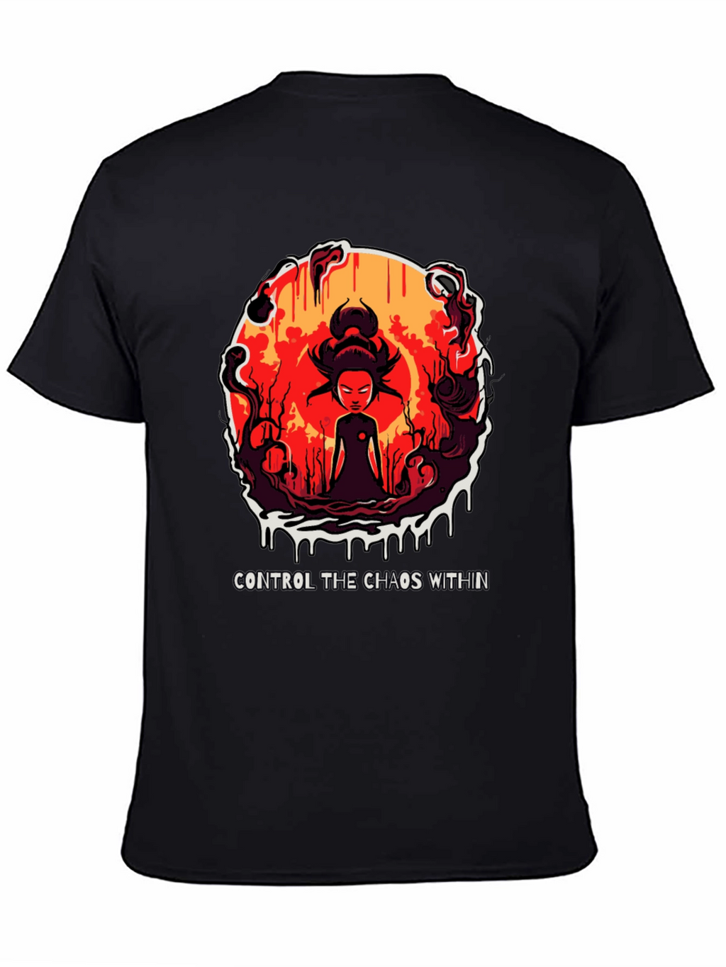 Chaos Within Graphic Tee - Control Your Inner Self