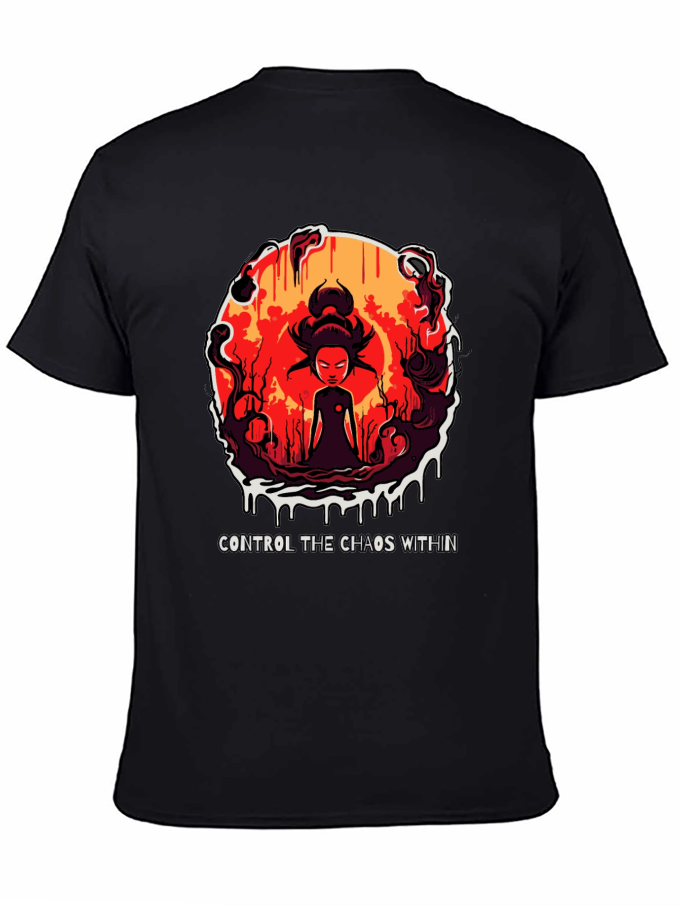 Chaos Within Graphic Tee - Control Your Inner Self