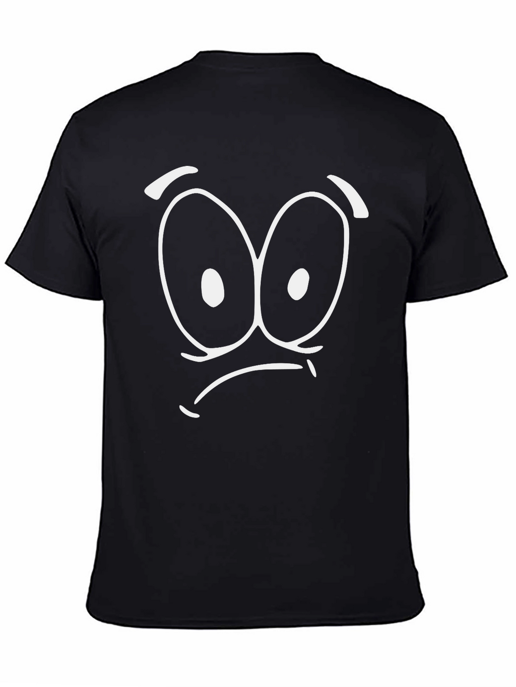 Funny Cartoon Face Graphic T-Shirt