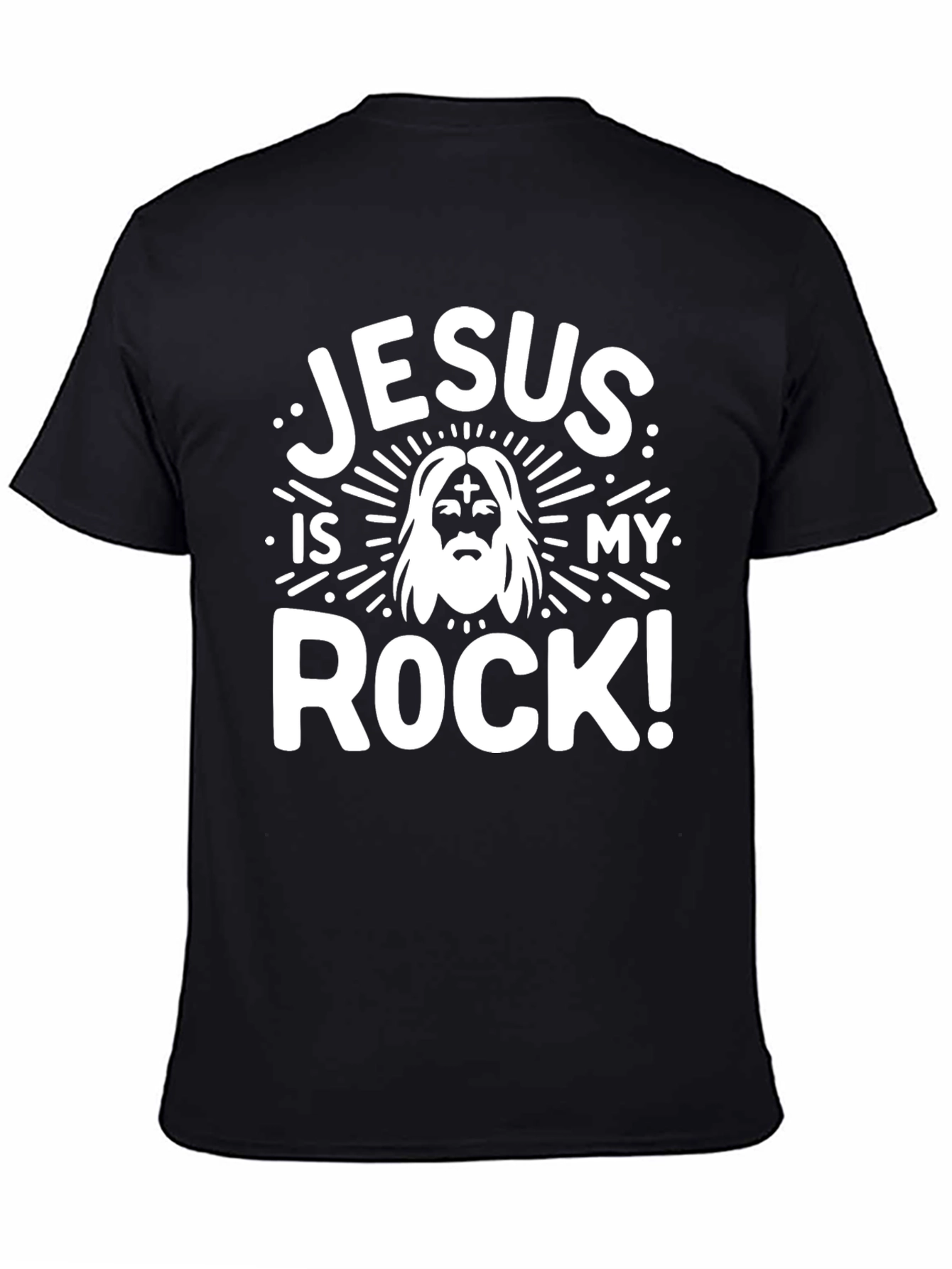 Jesus is My Rock Graphic Tee