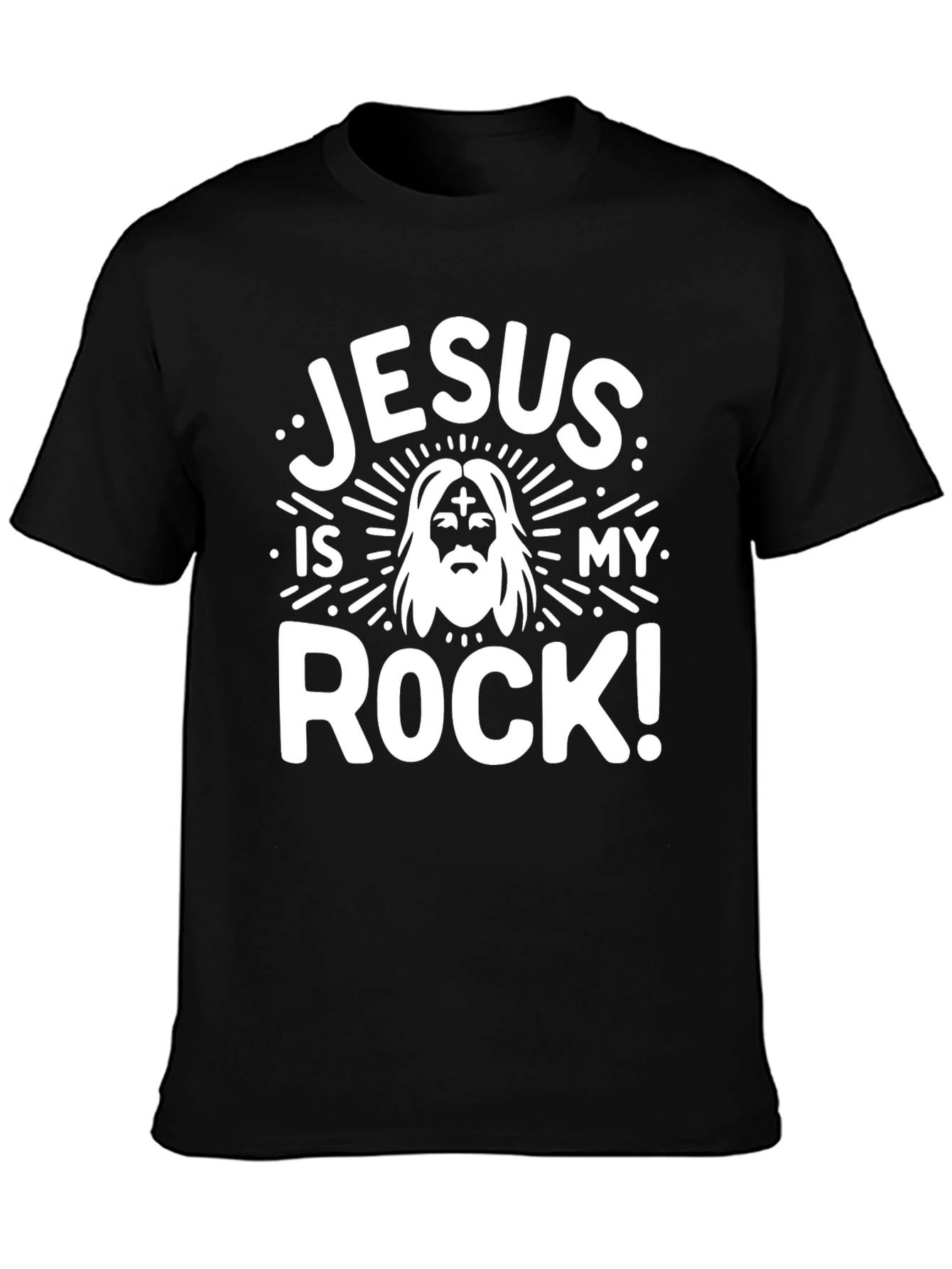 Jesus is My Rock Graphic Tee