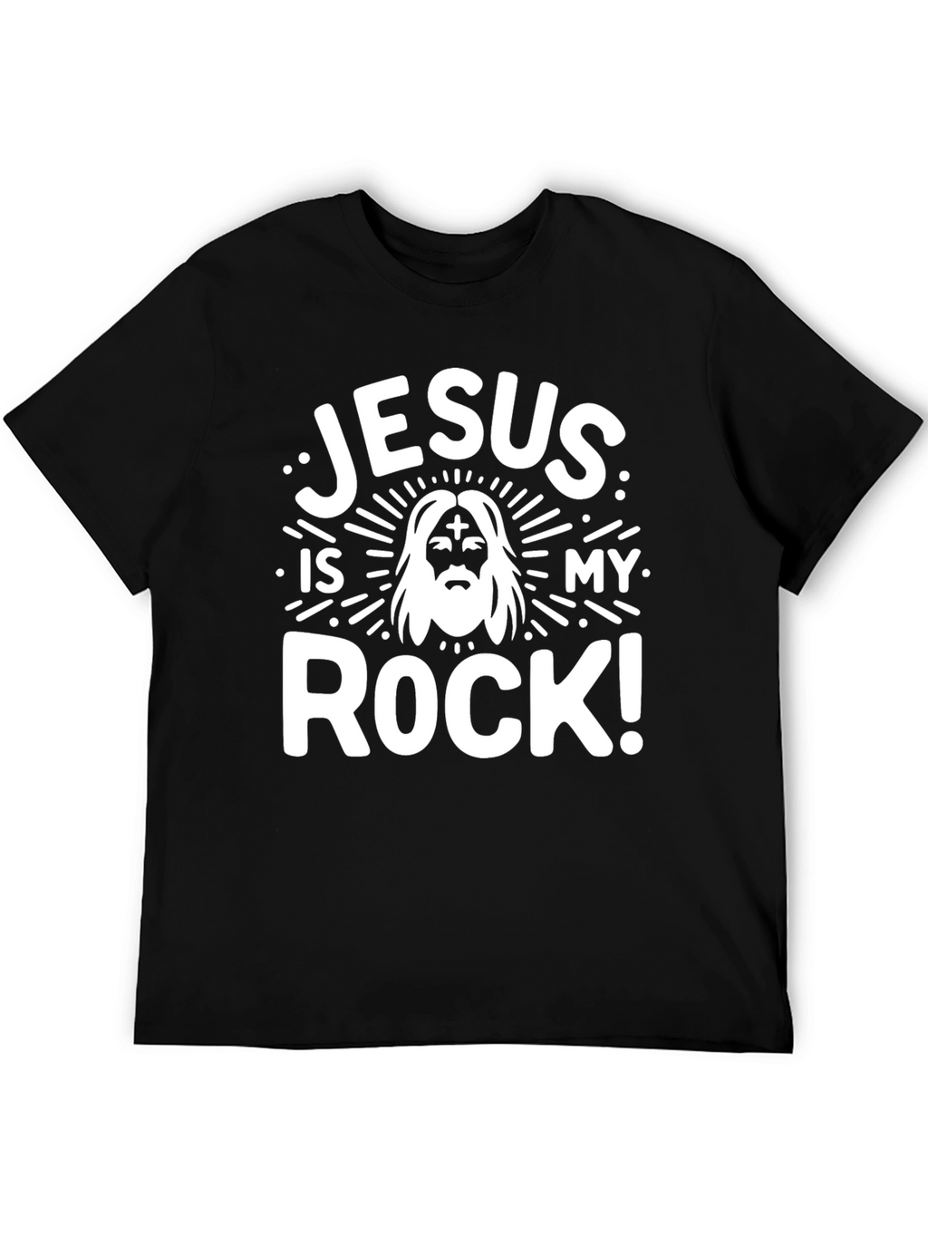 Jesus is My Rock Graphic Tee