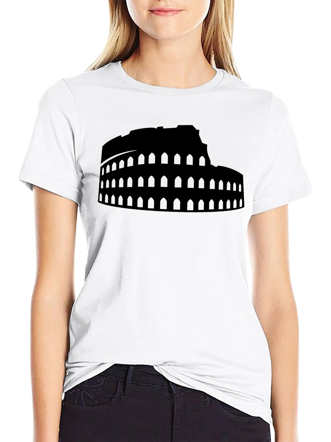 Colosseum Graphic Black T-Shirt