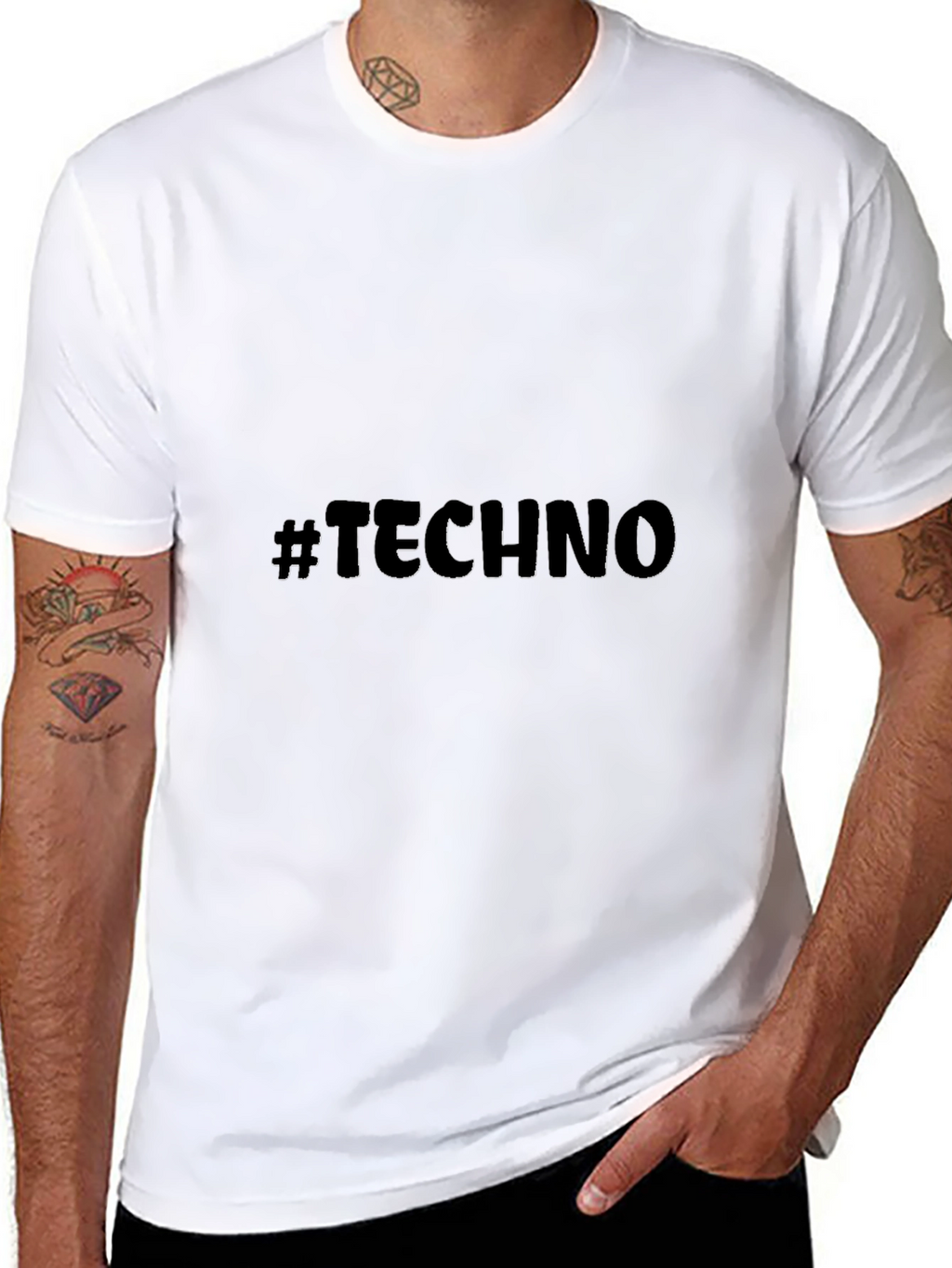 Techno T-Shirt - Bold Statement Tee