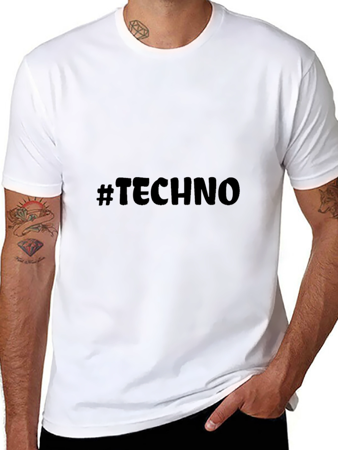 Techno T-Shirt - Bold Statement Tee