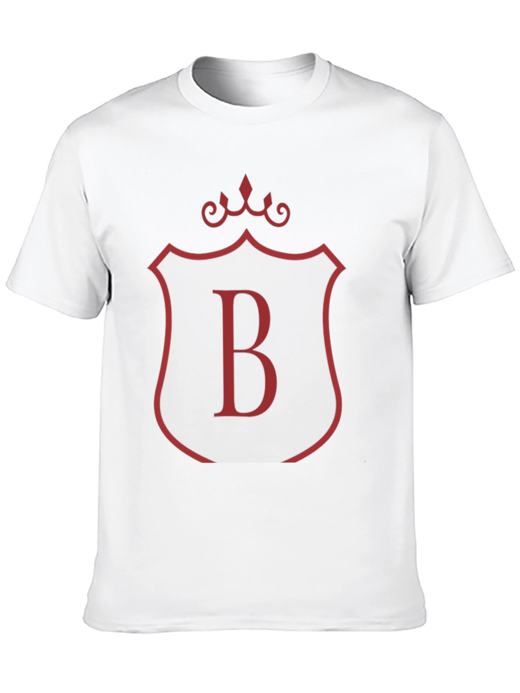 Monogram B Black T-Shirt - Stylish Initial Tee