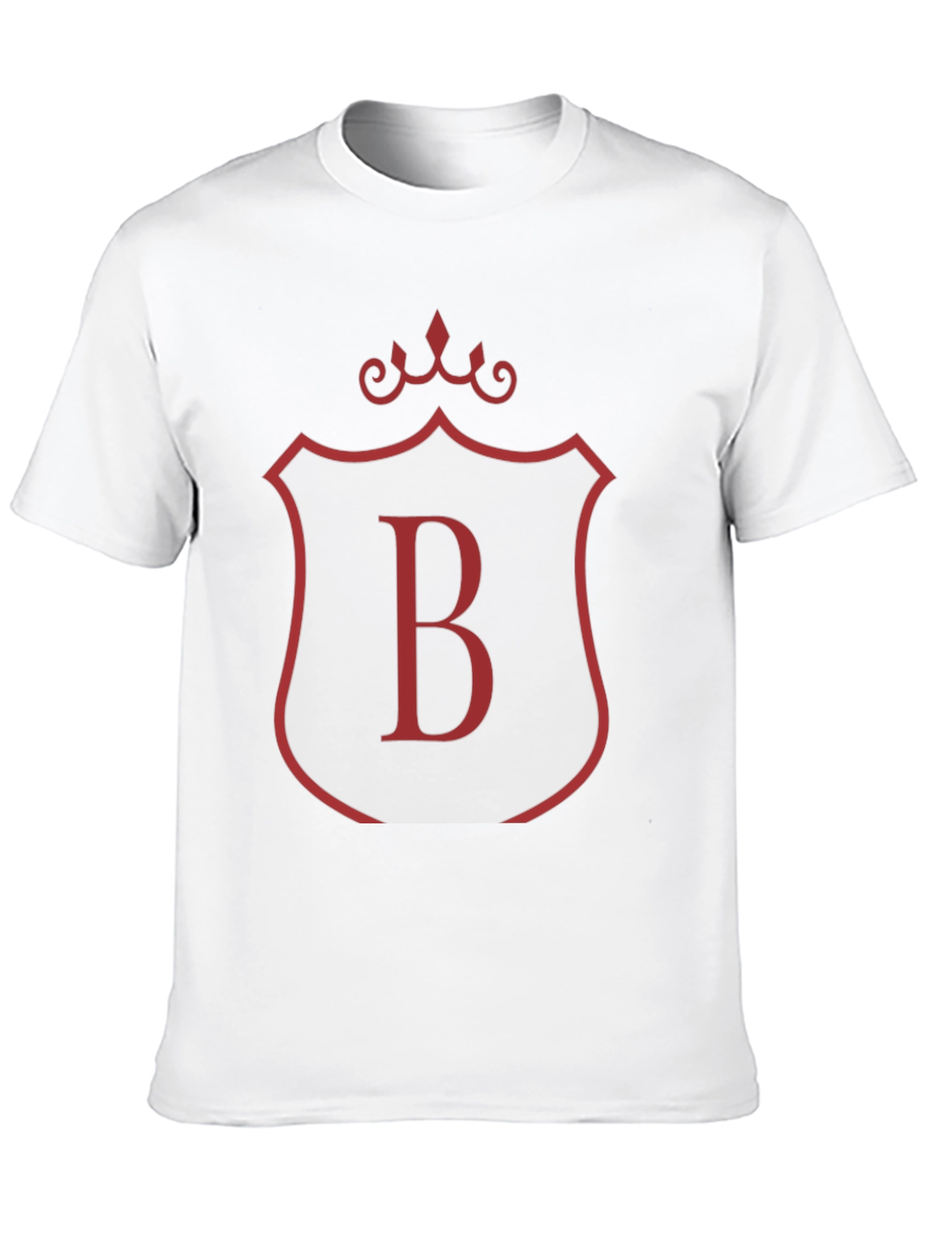 Monogram B Black T-Shirt - Stylish Initial Tee