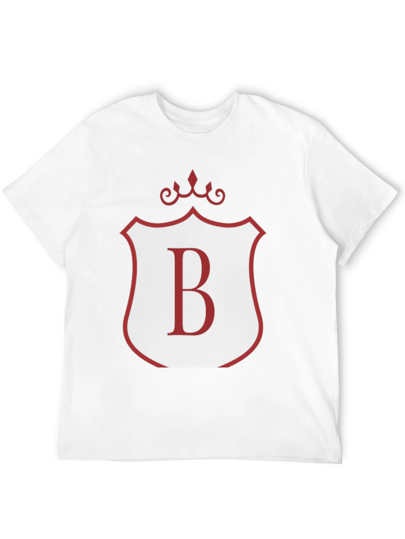 Monogram B Black T-Shirt - Stylish Initial Tee