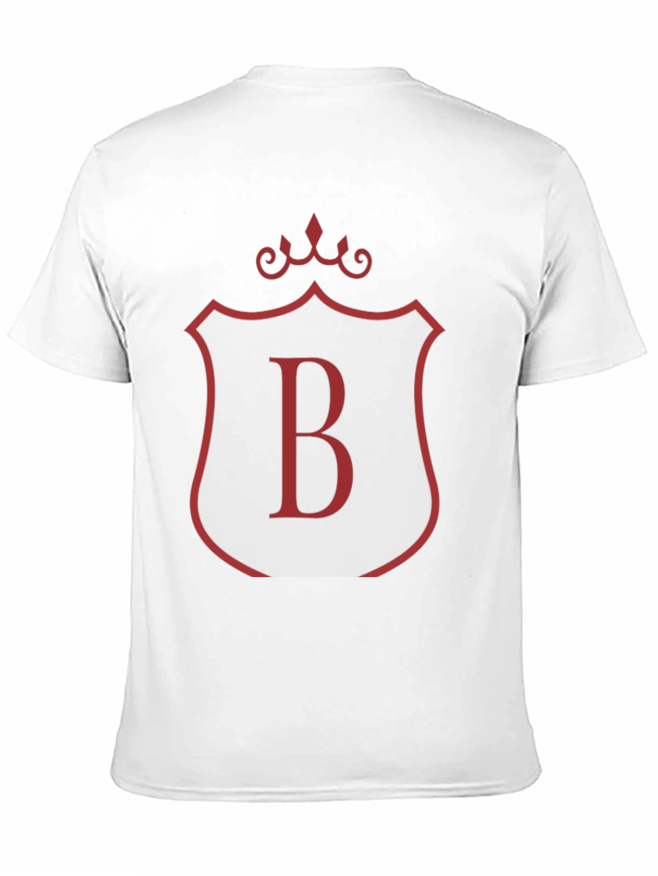 Monogram B Black T-Shirt - Stylish Initial Tee