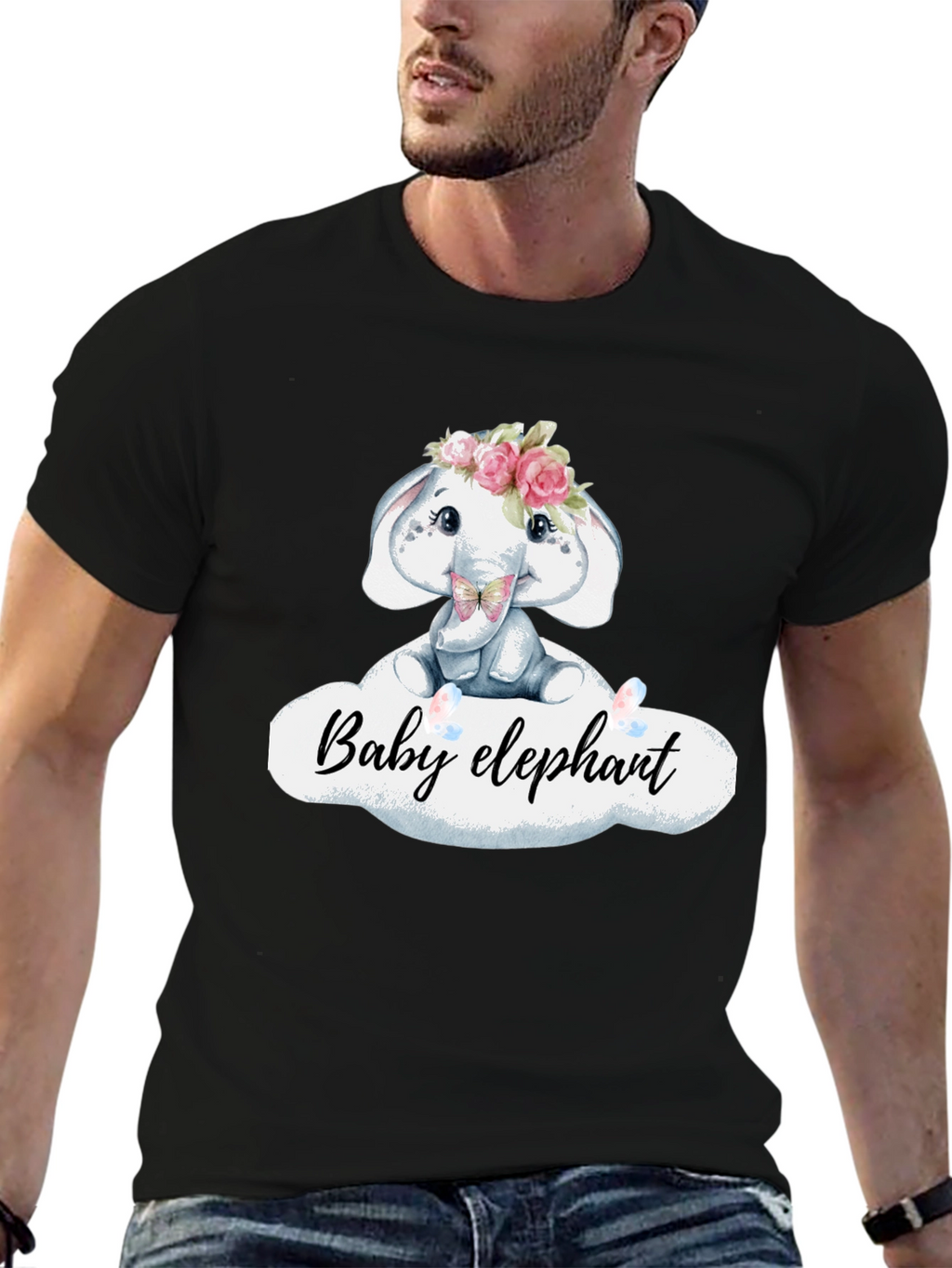 Cute Baby Elephant T-Shirt