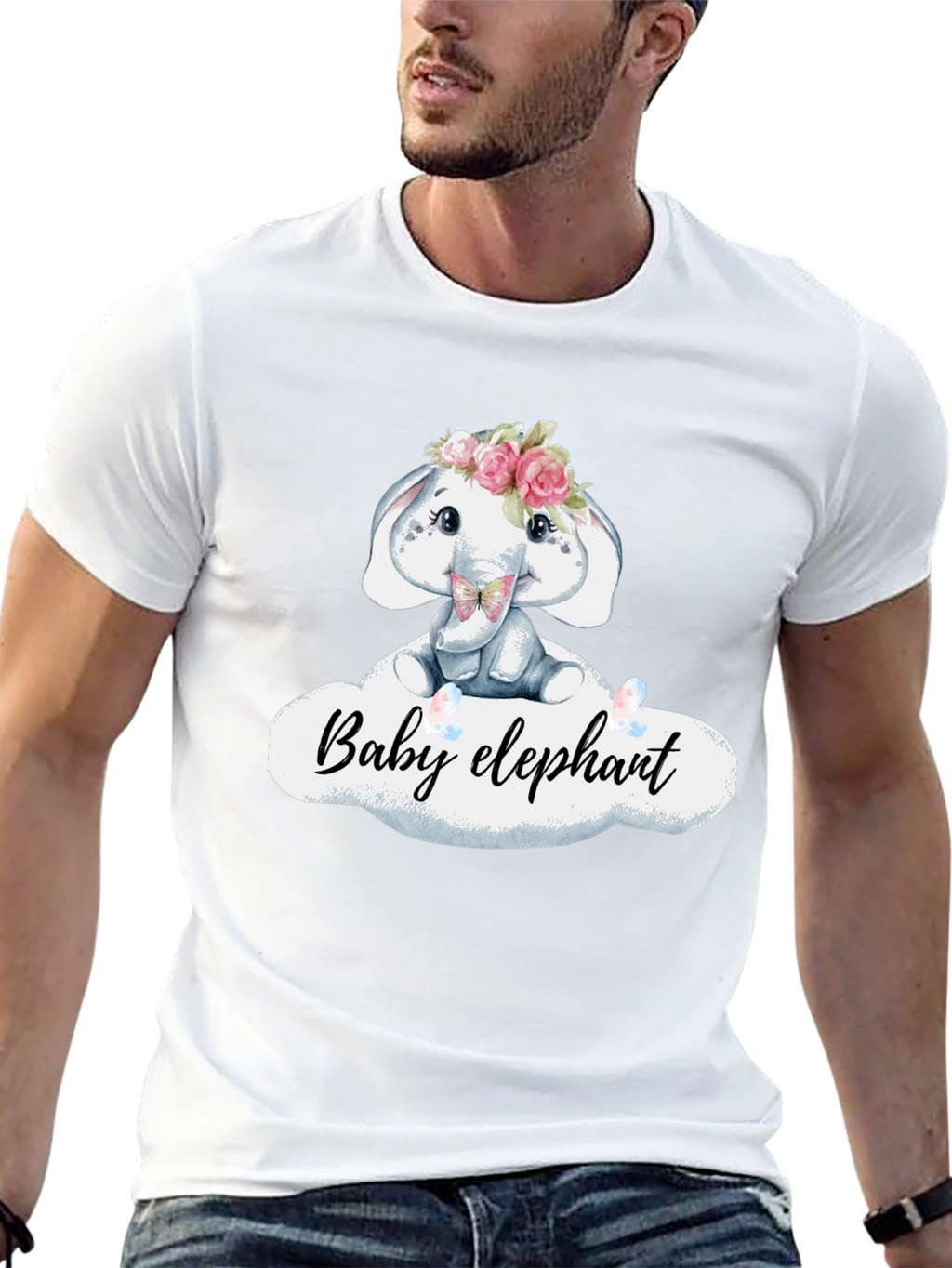 Cute Baby Elephant T-Shirt