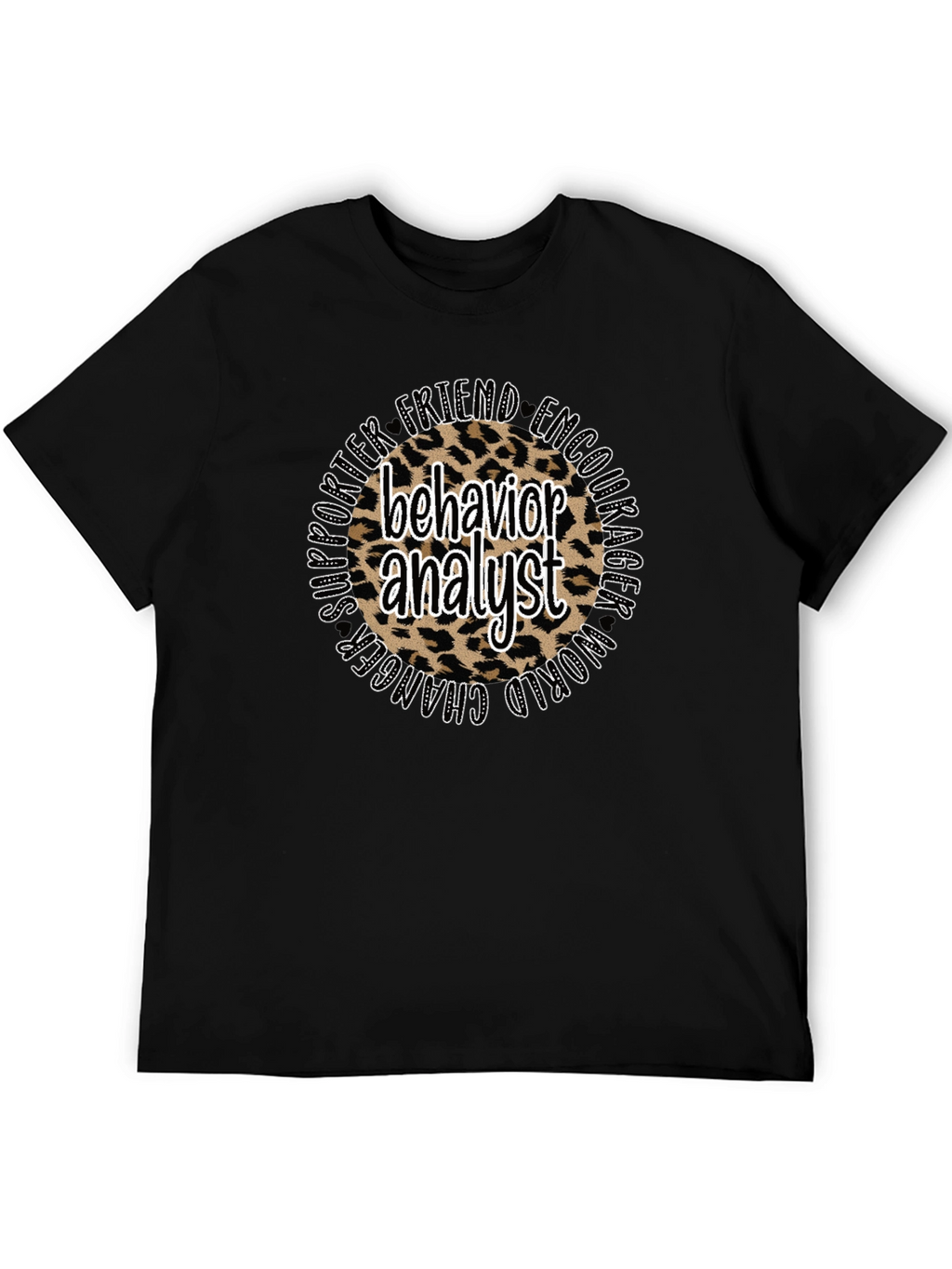 Behavior Analyst Leopard Print T-Shirt