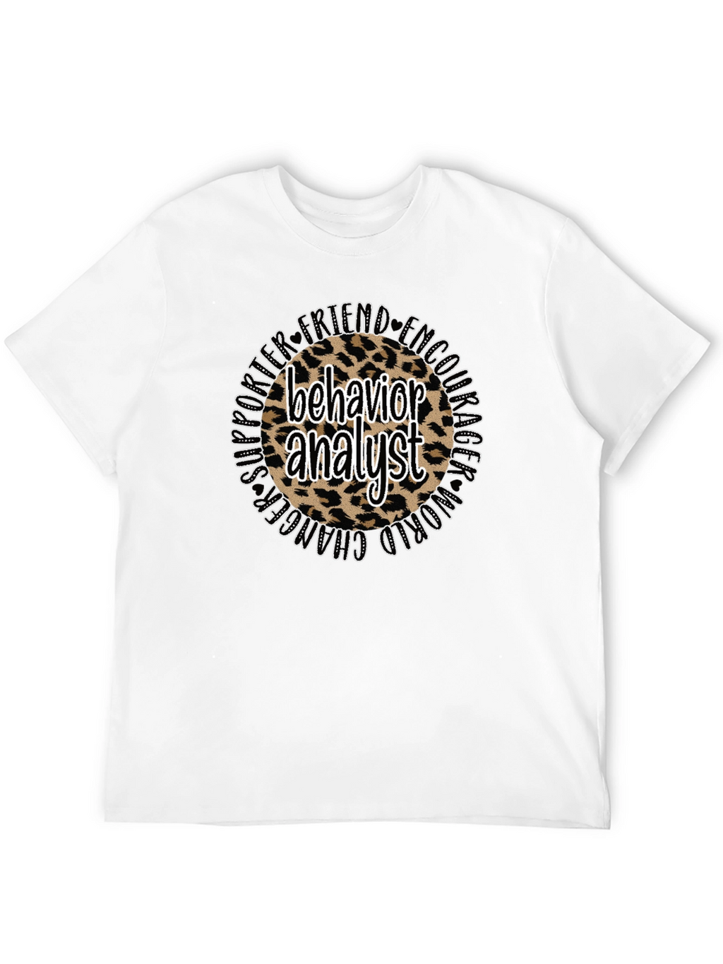 Behavior Analyst Leopard Print T-Shirt