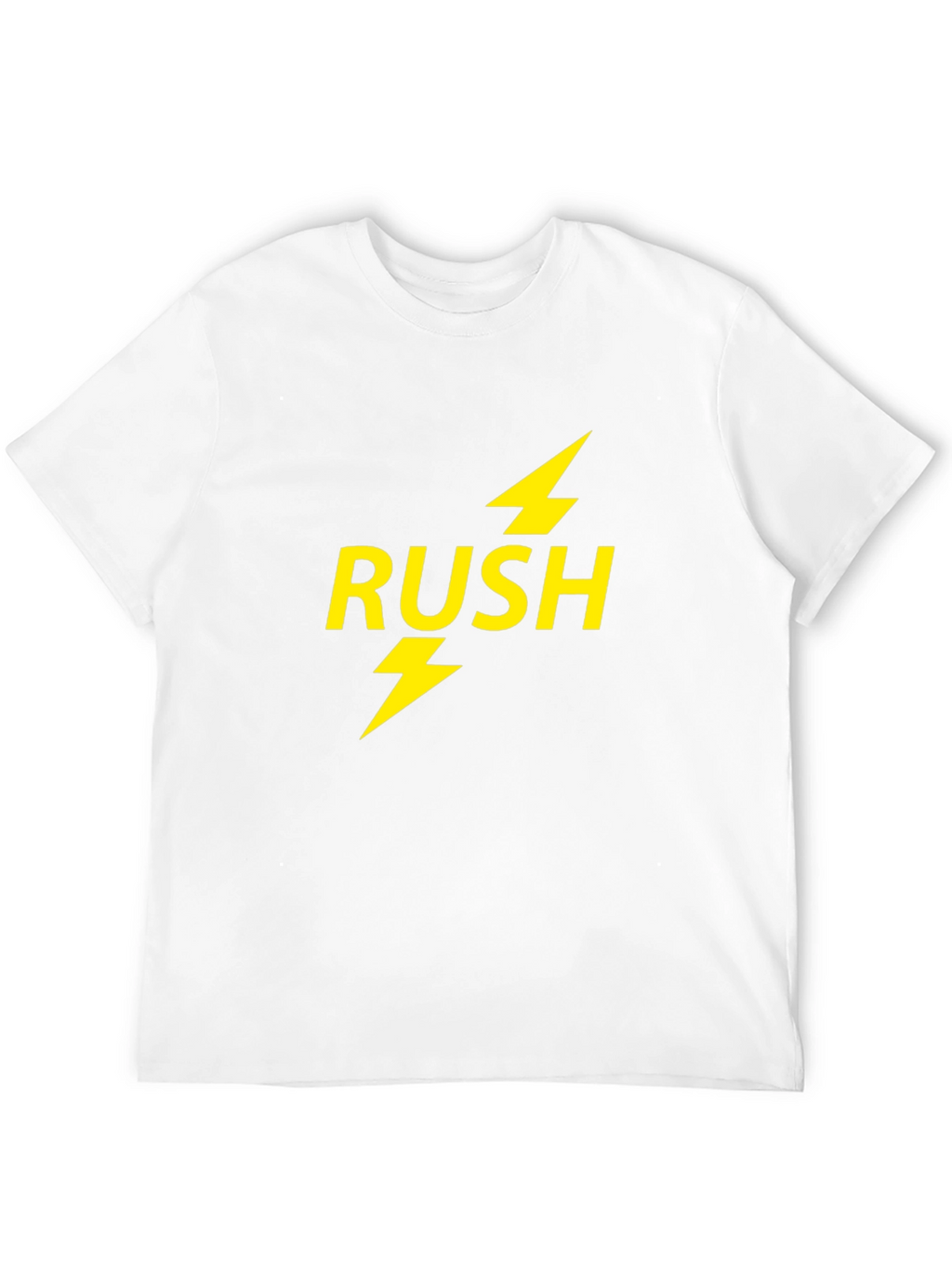 Rush Lightning Bolt Band T-Shirt - Black