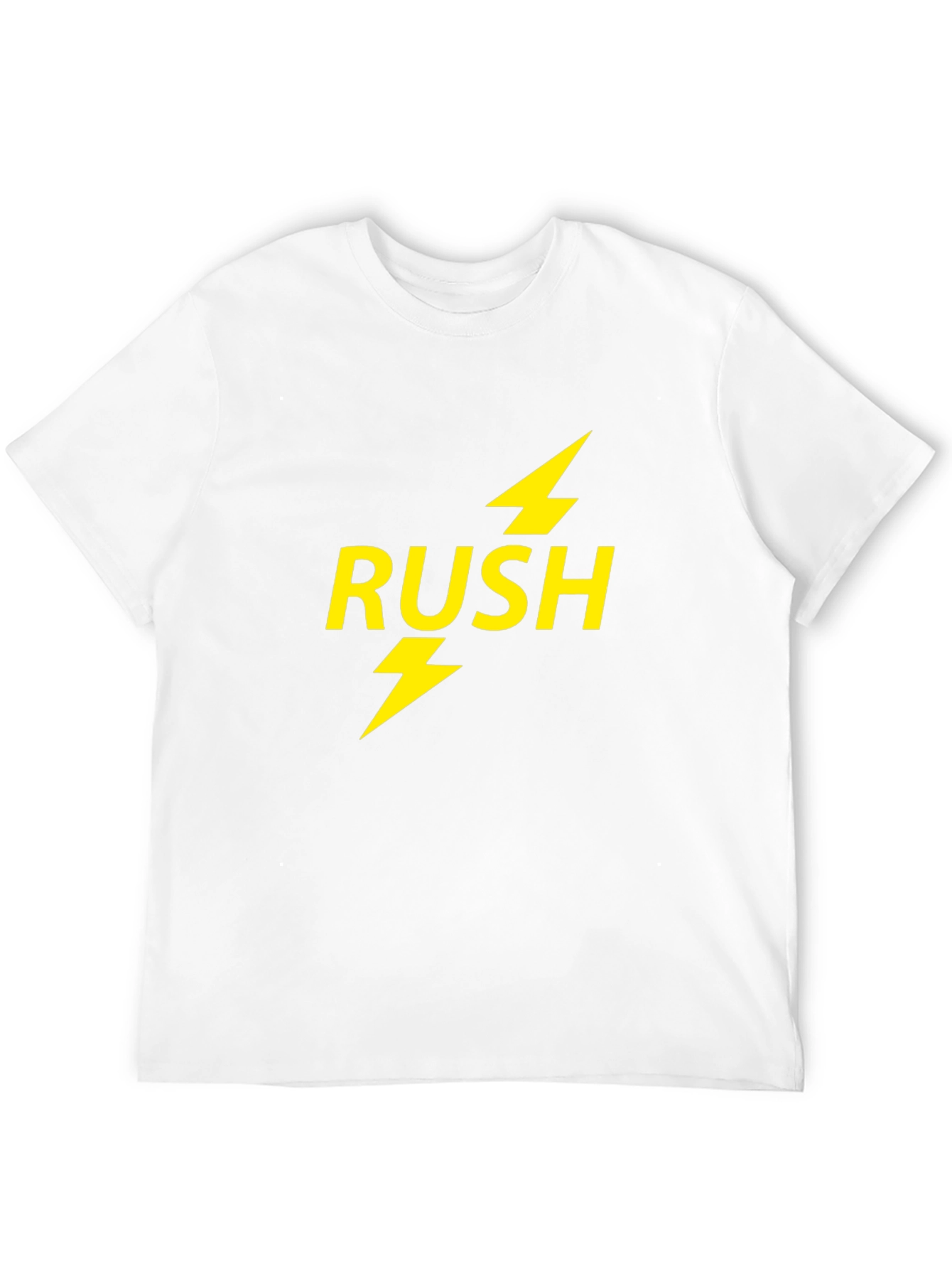 Rush Lightning Bolt Band T-Shirt - Black