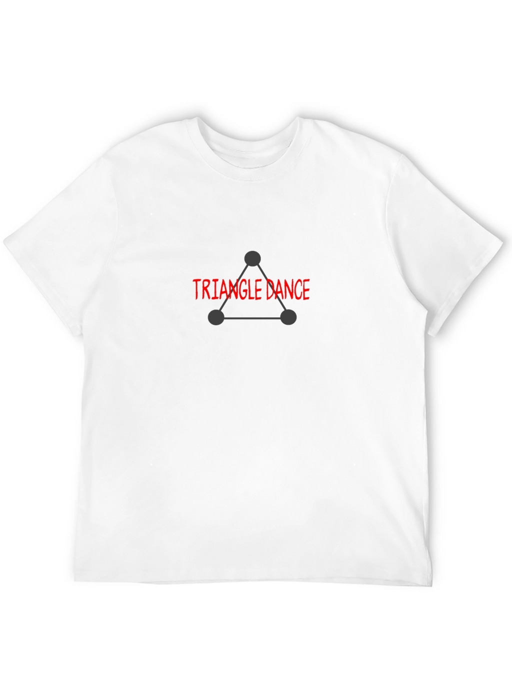 Triangle Dance Graphic Tee - Black Cotton Blend