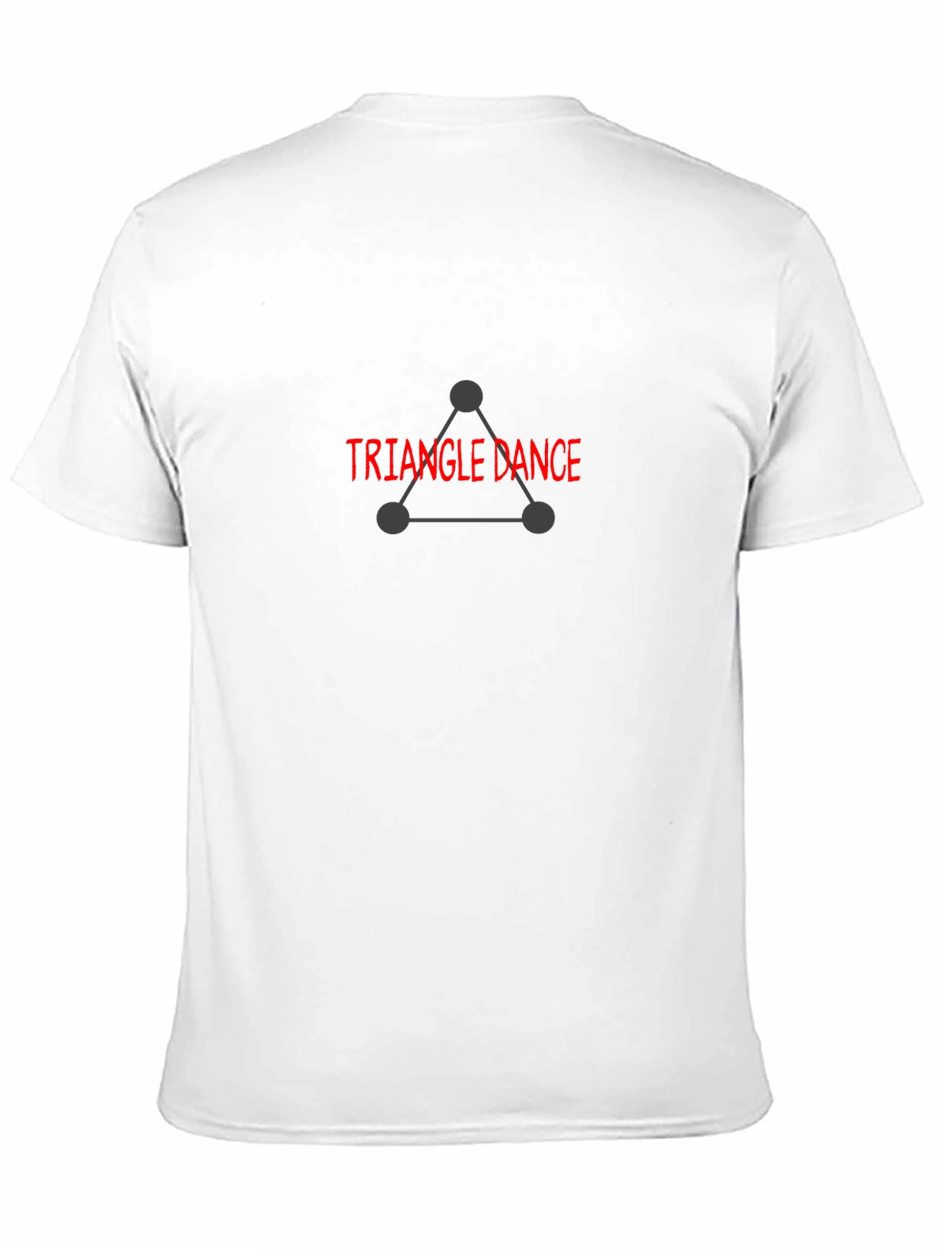 Triangle Dance Graphic Tee - Black Cotton Blend