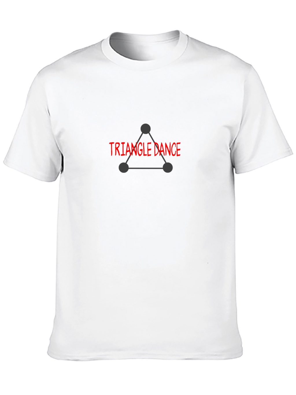 Triangle Dance Graphic Tee - Black Cotton Blend