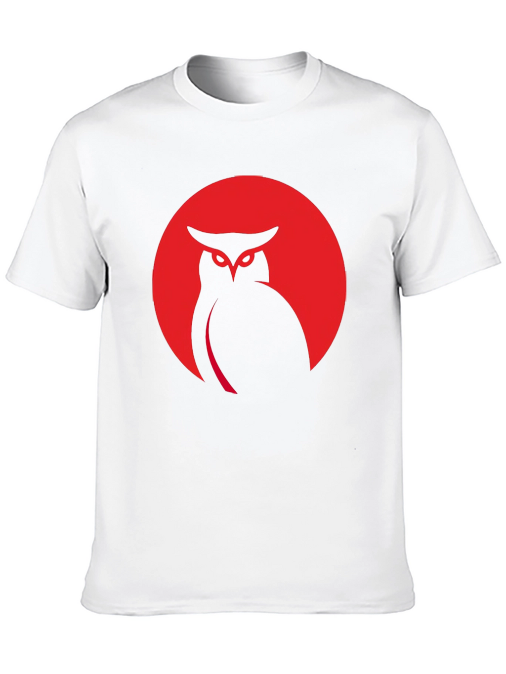 Owl Silhouette Graphic T-Shirt - Mens Black Tee