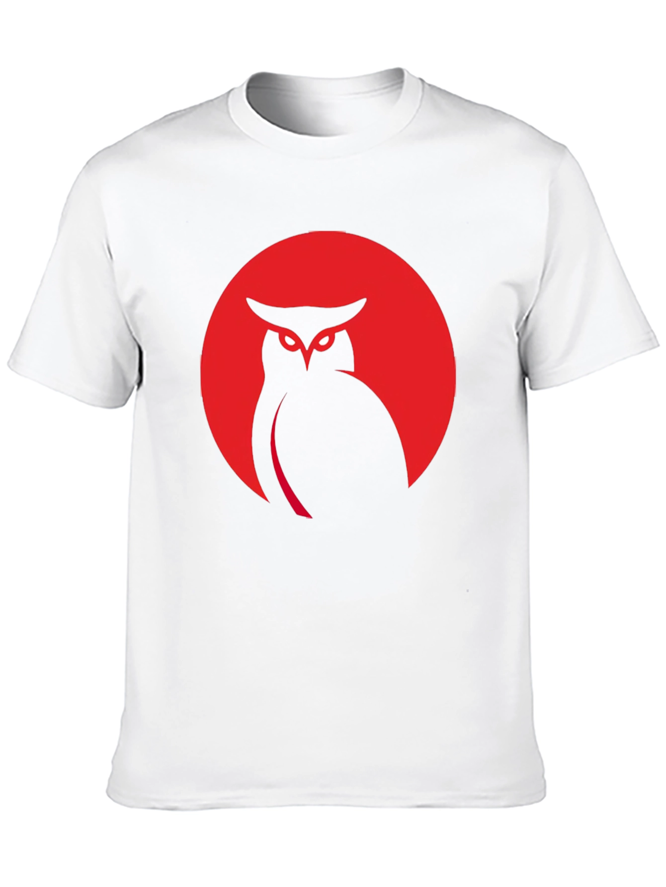 Owl Silhouette Graphic T-Shirt - Mens Black Tee