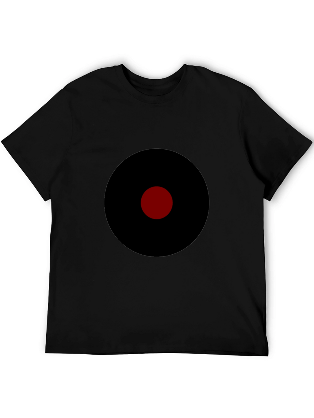 Mens Black T-Shirt with Target Graphic