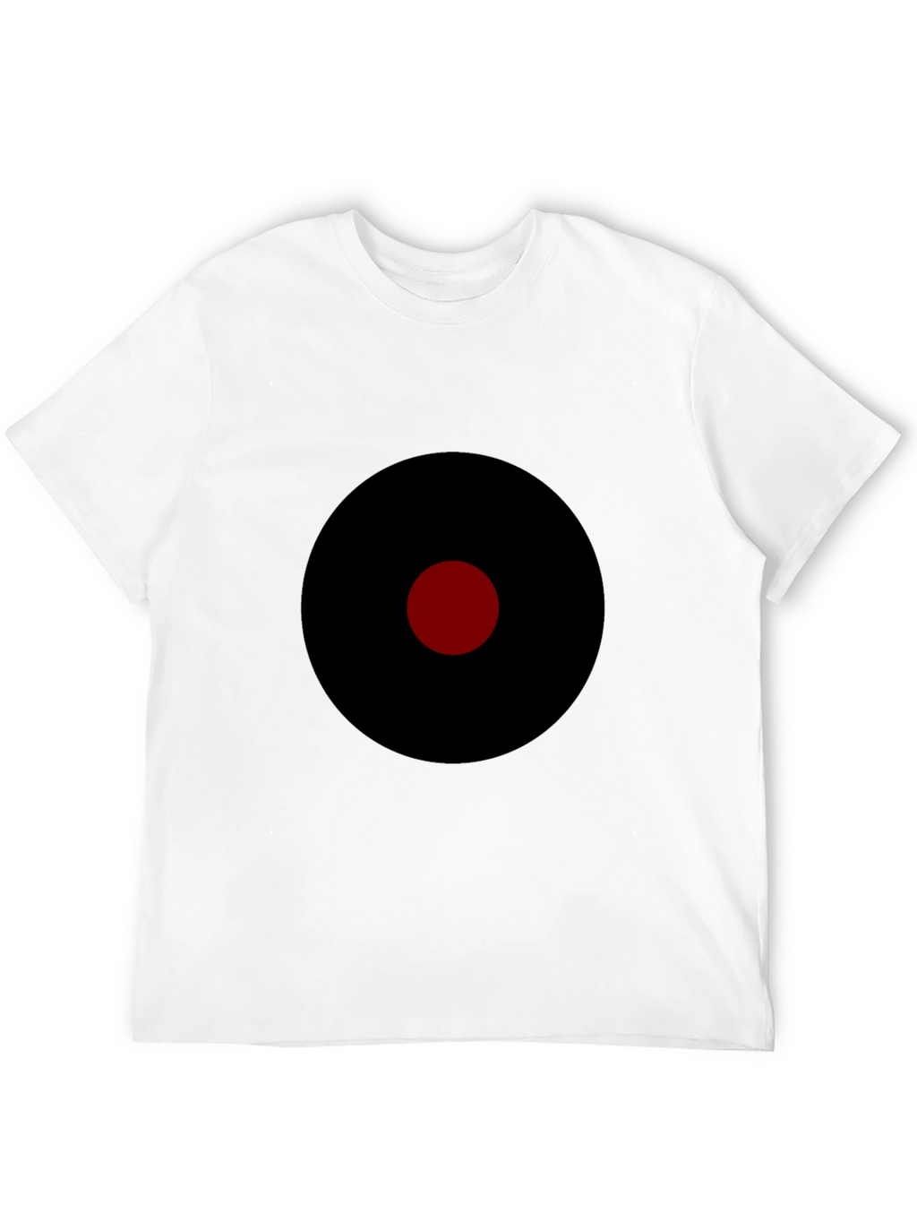 Mens Black T-Shirt with Target Graphic