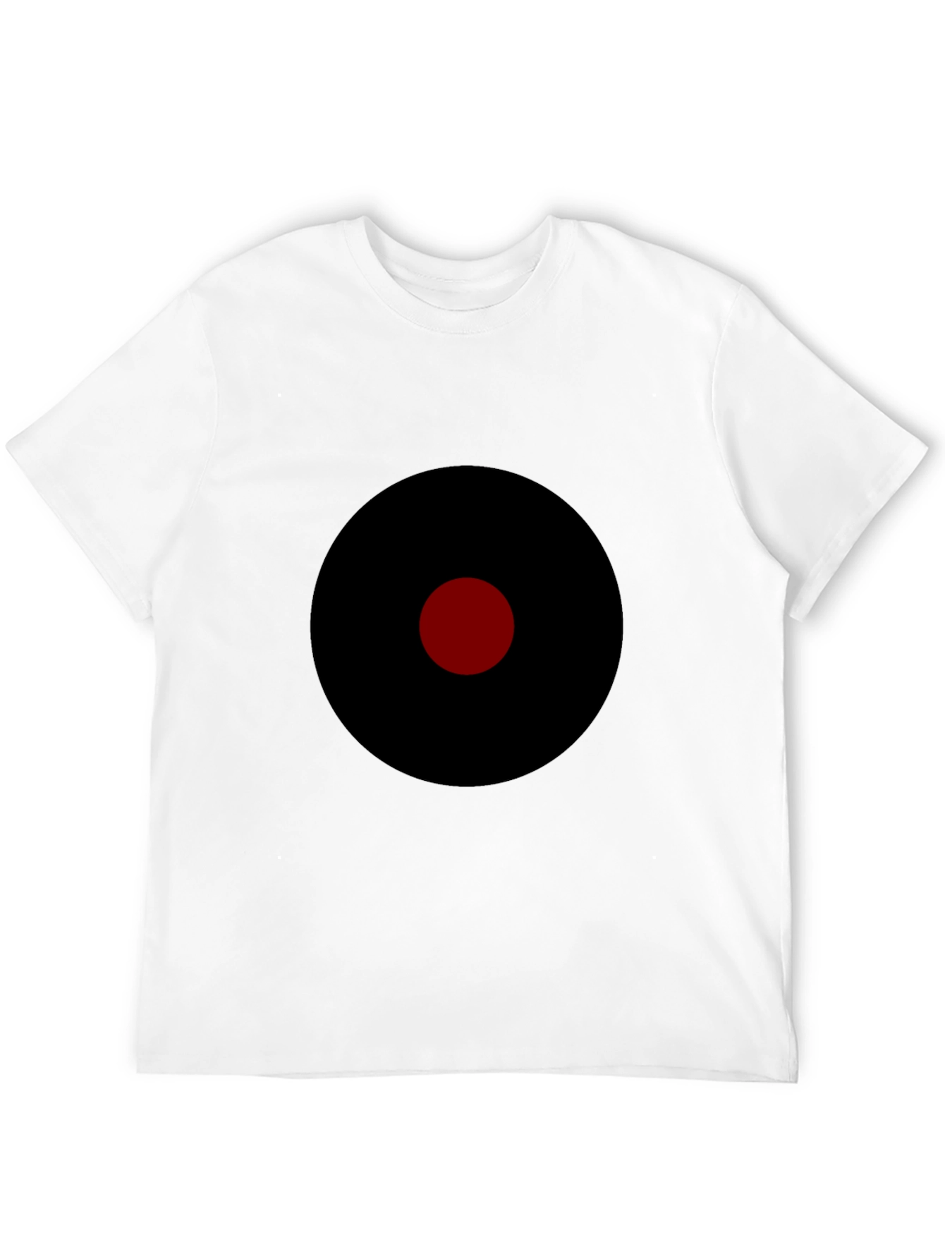 Mens Black T-Shirt with Target Graphic