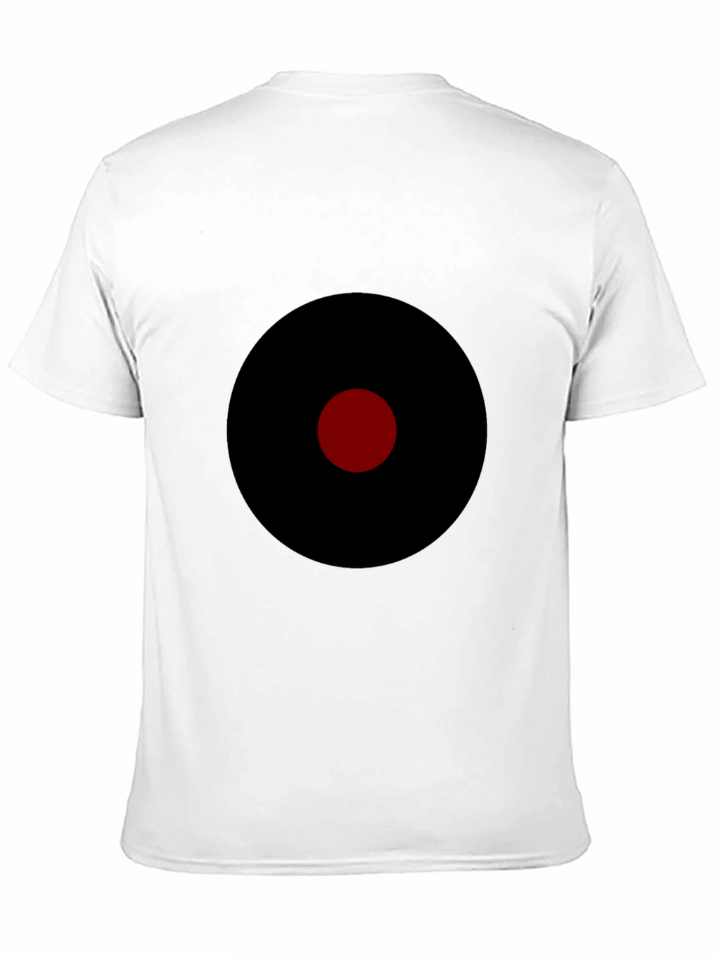 Mens Black T-Shirt with Target Graphic