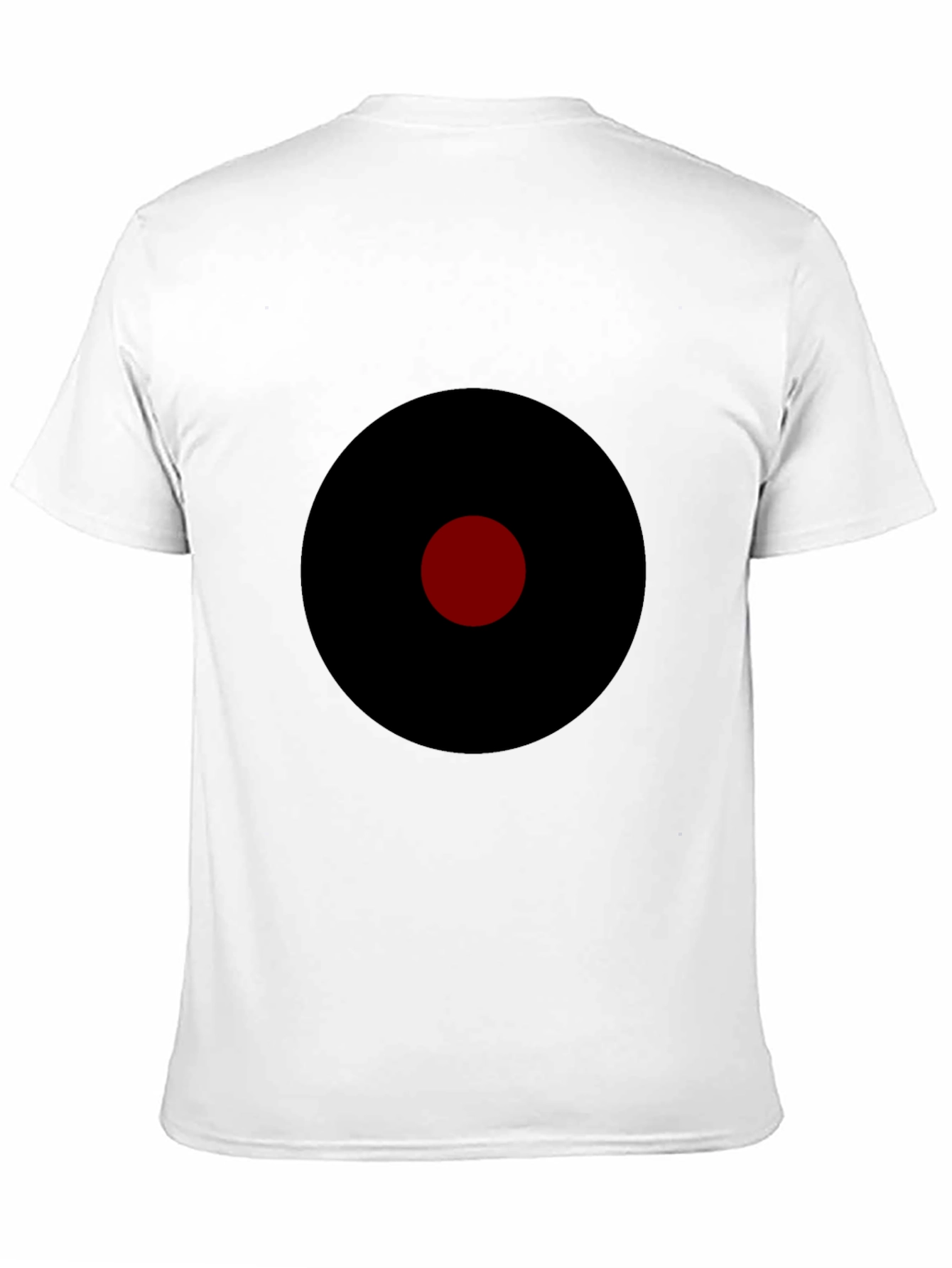 Mens Black T-Shirt with Target Graphic