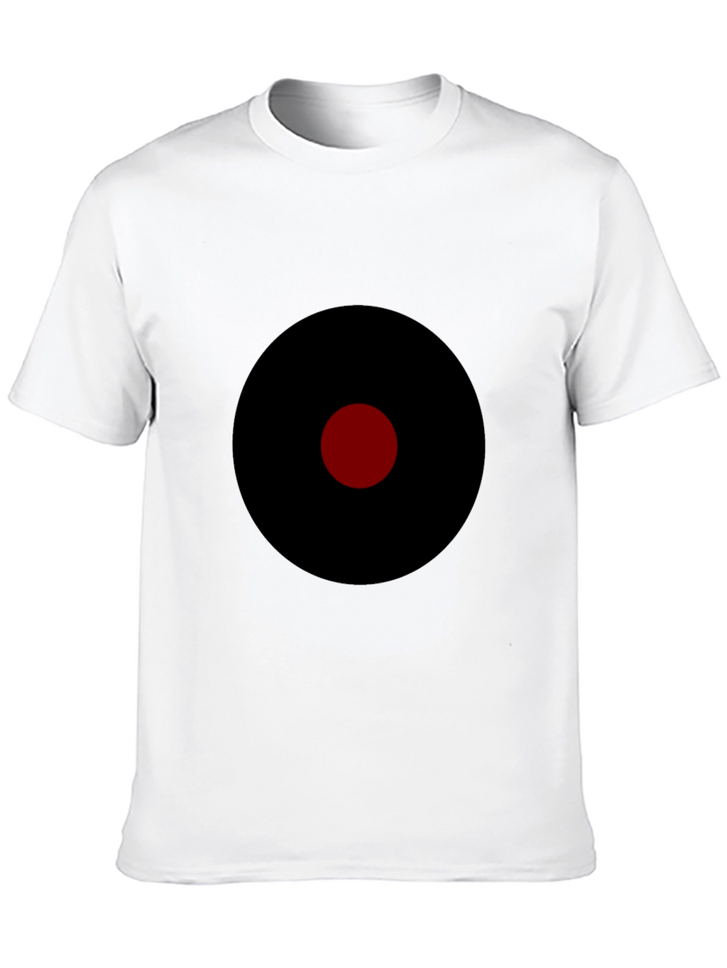 Mens Black T-Shirt with Target Graphic