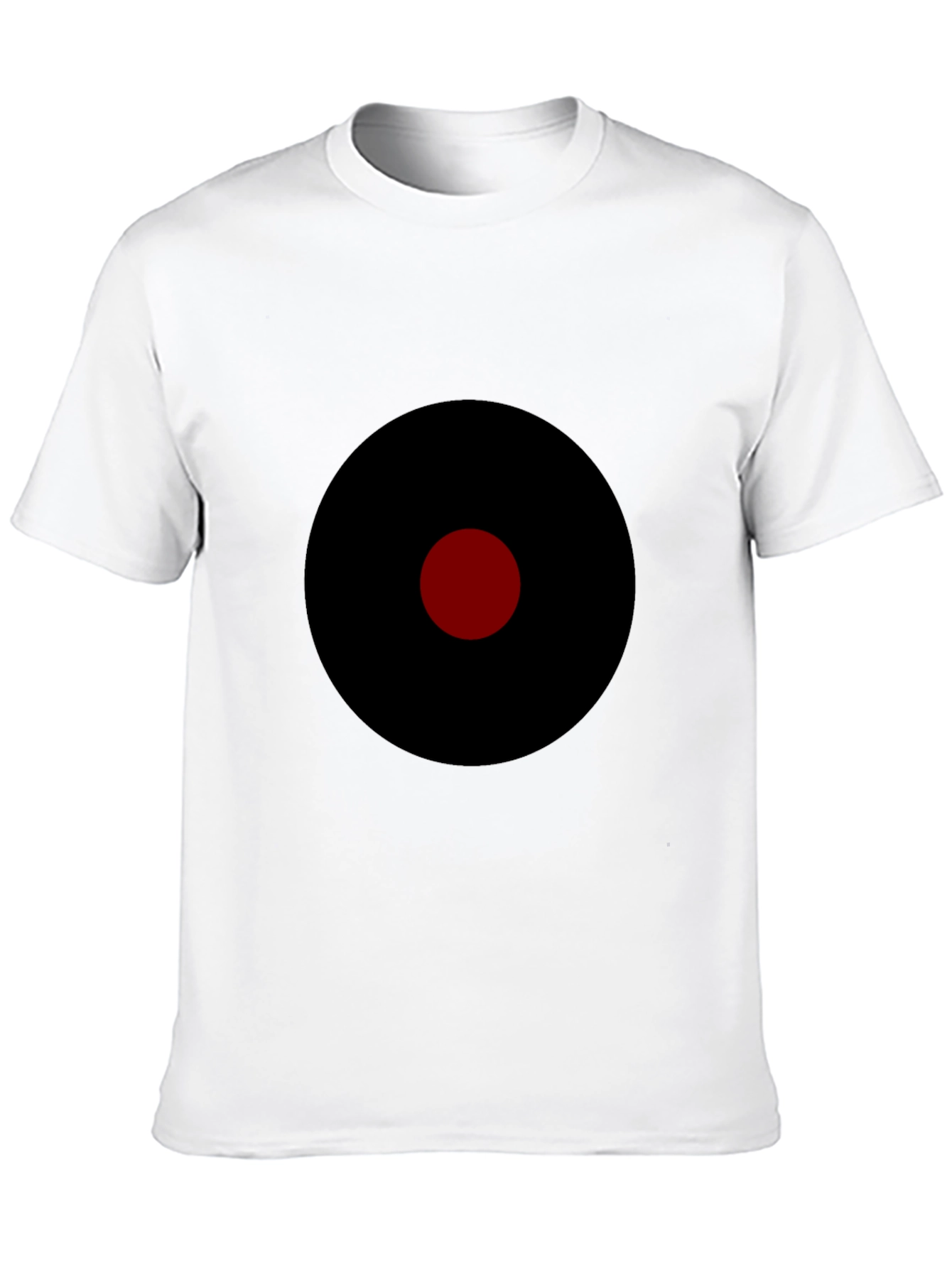 Mens Black T-Shirt with Target Graphic