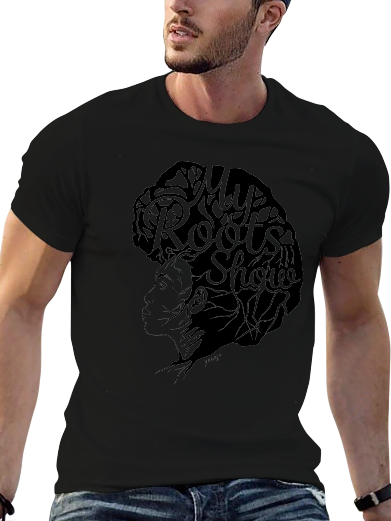 My Roots Show Black T-Shirt