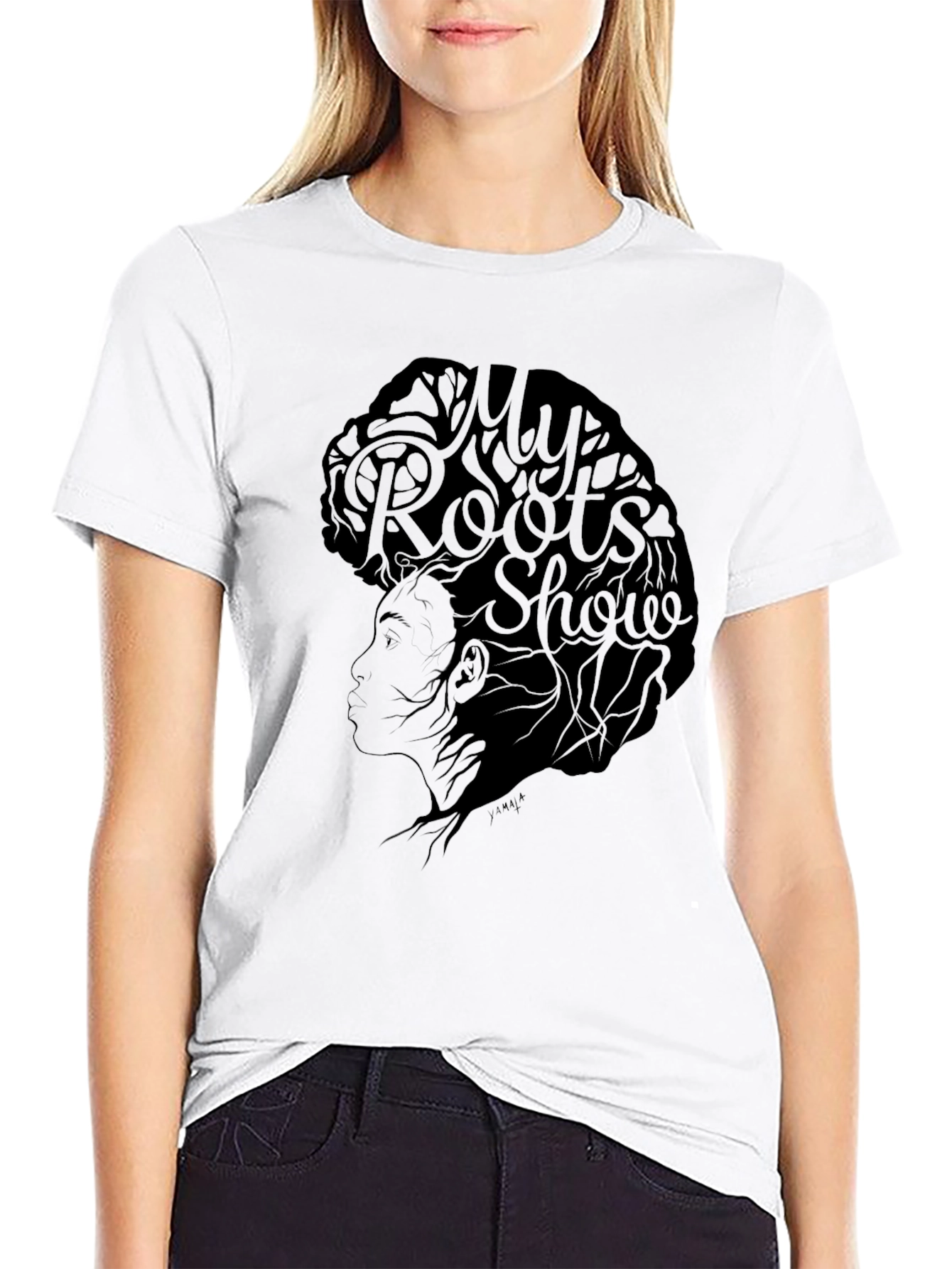 My Roots Show Black T-Shirt