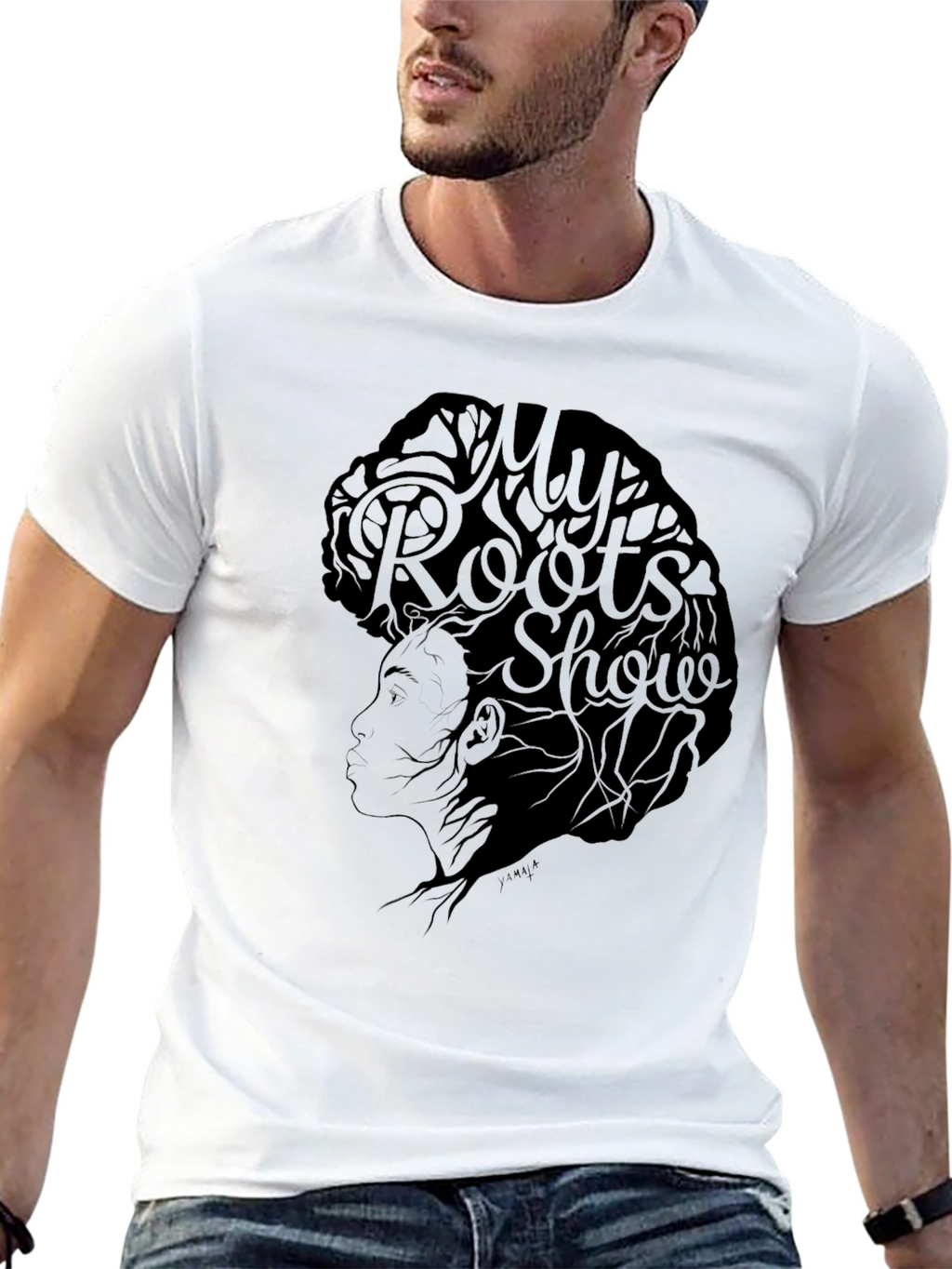 My Roots Show Black T-Shirt